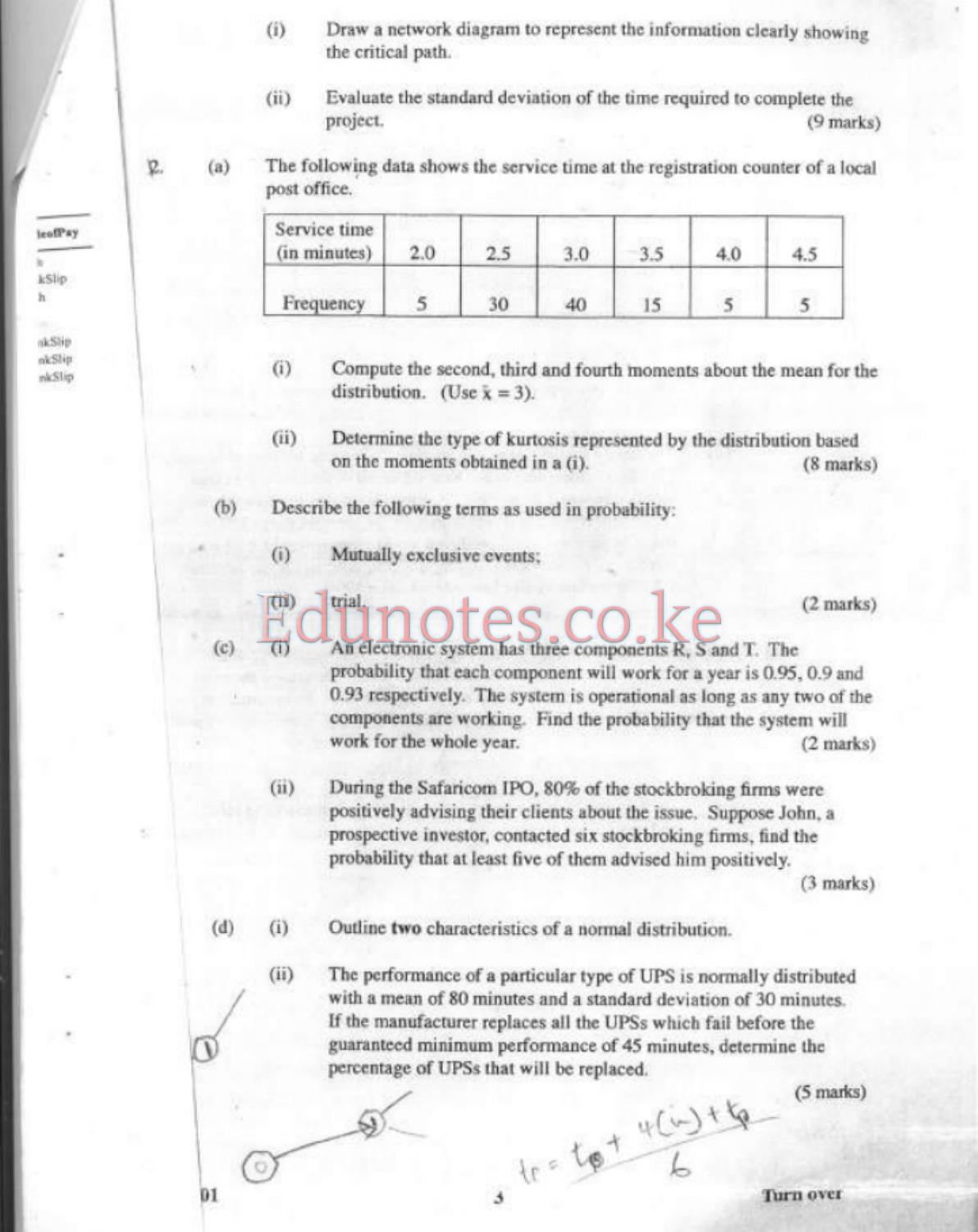 Quantitative Methods (2008) — page 3 of 10