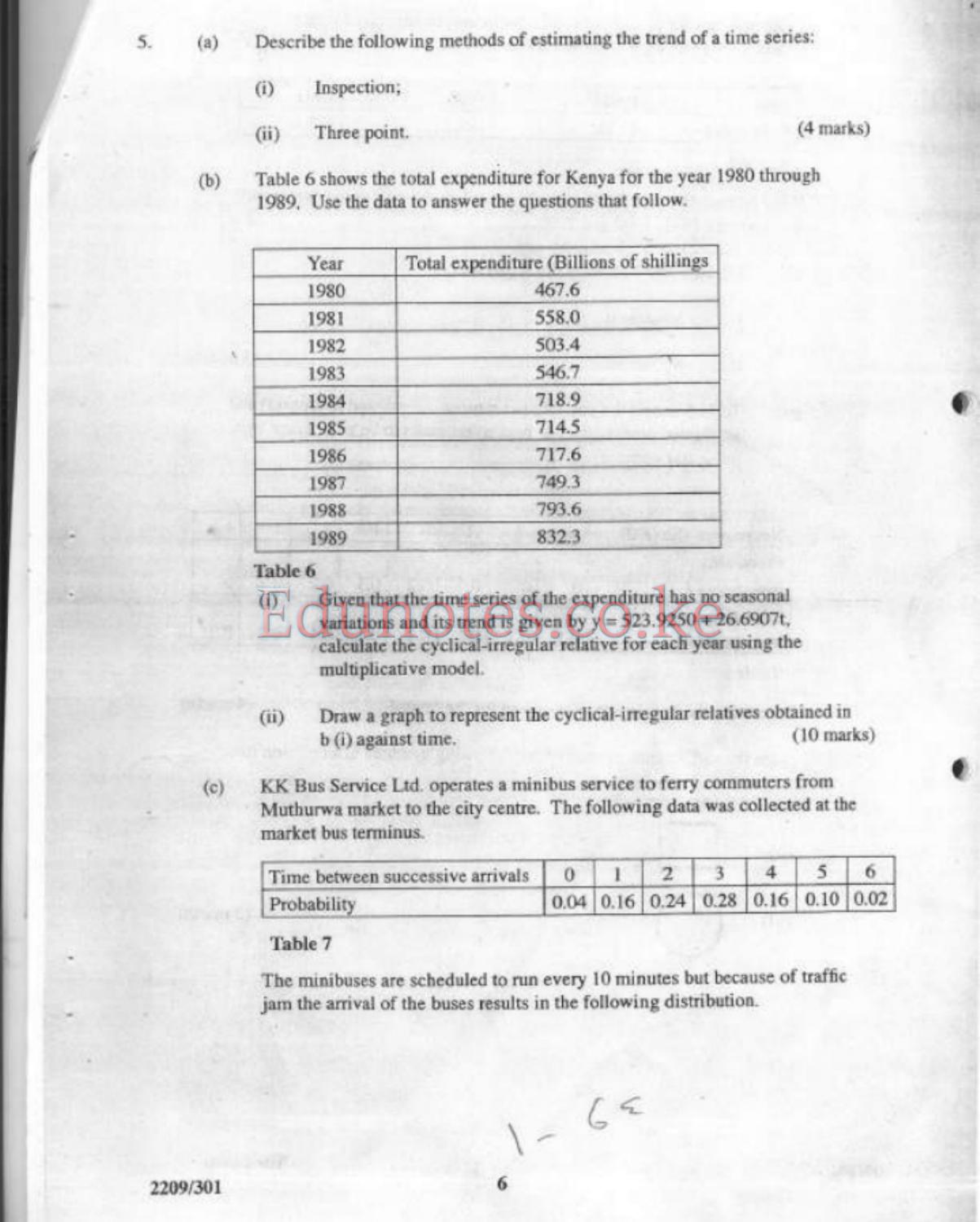 Quantitative Methods (2008) — page 6 of 10