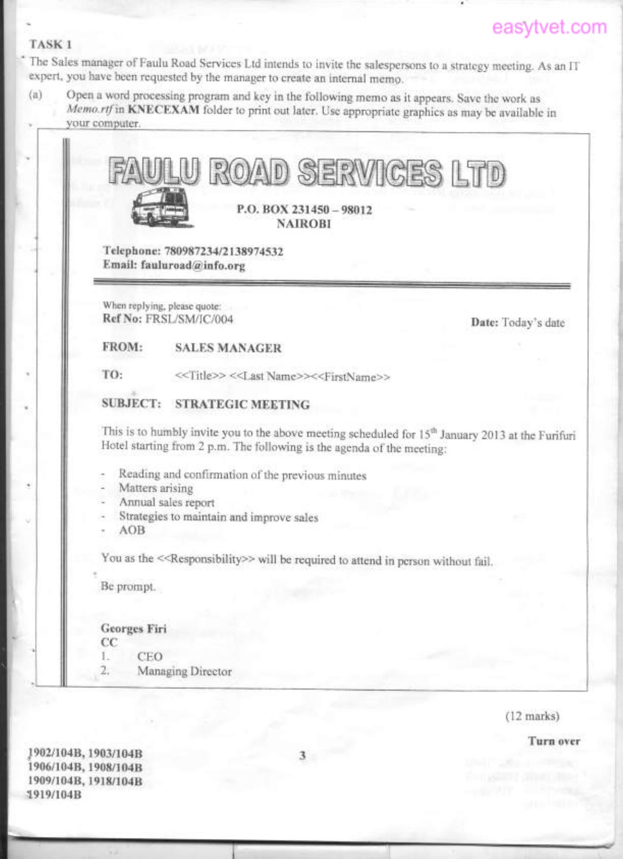 Information Communication Technology (2012) — page 2 of 6