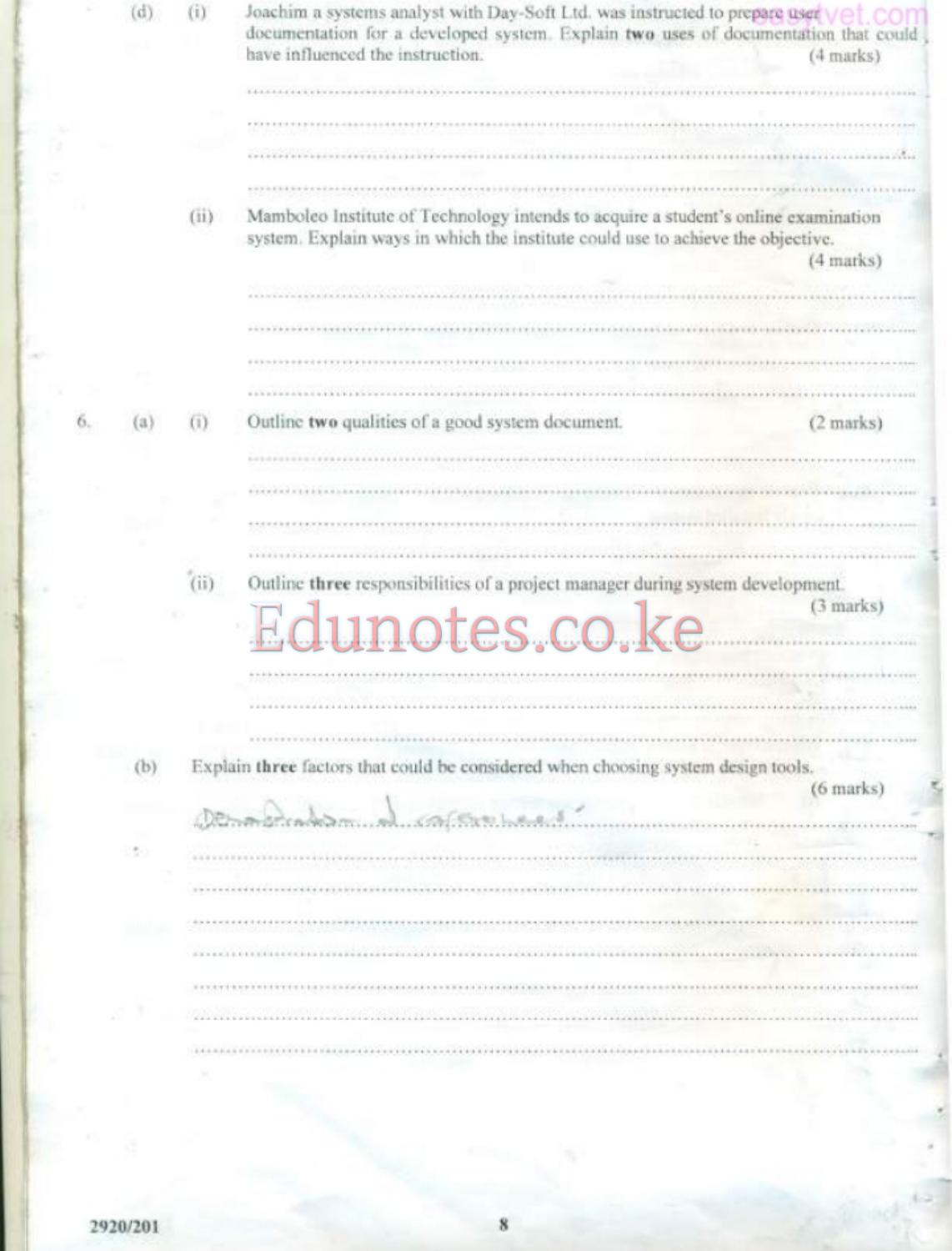Systems Analysis and Design (2012) — page 8 of 11