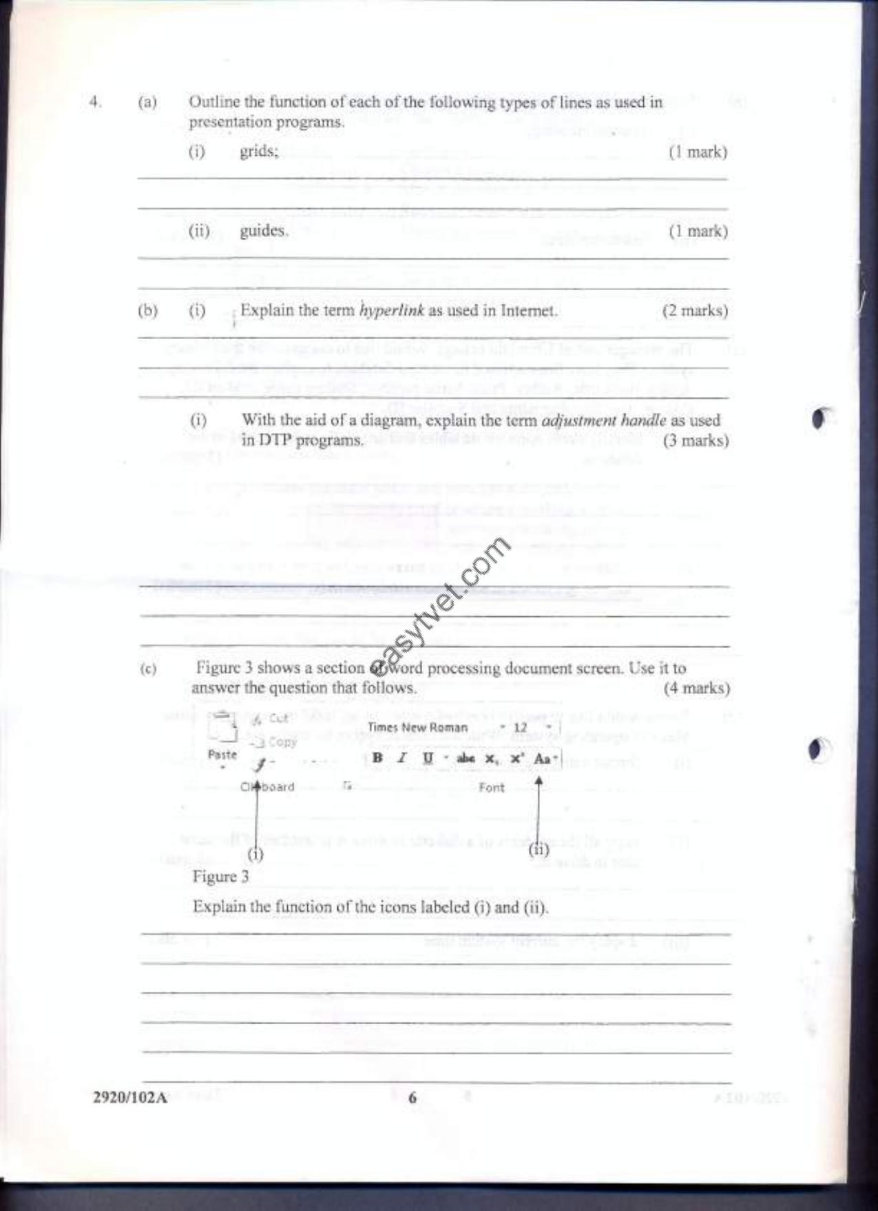 Computer Applications I (theory (2013) — page 6 of 10