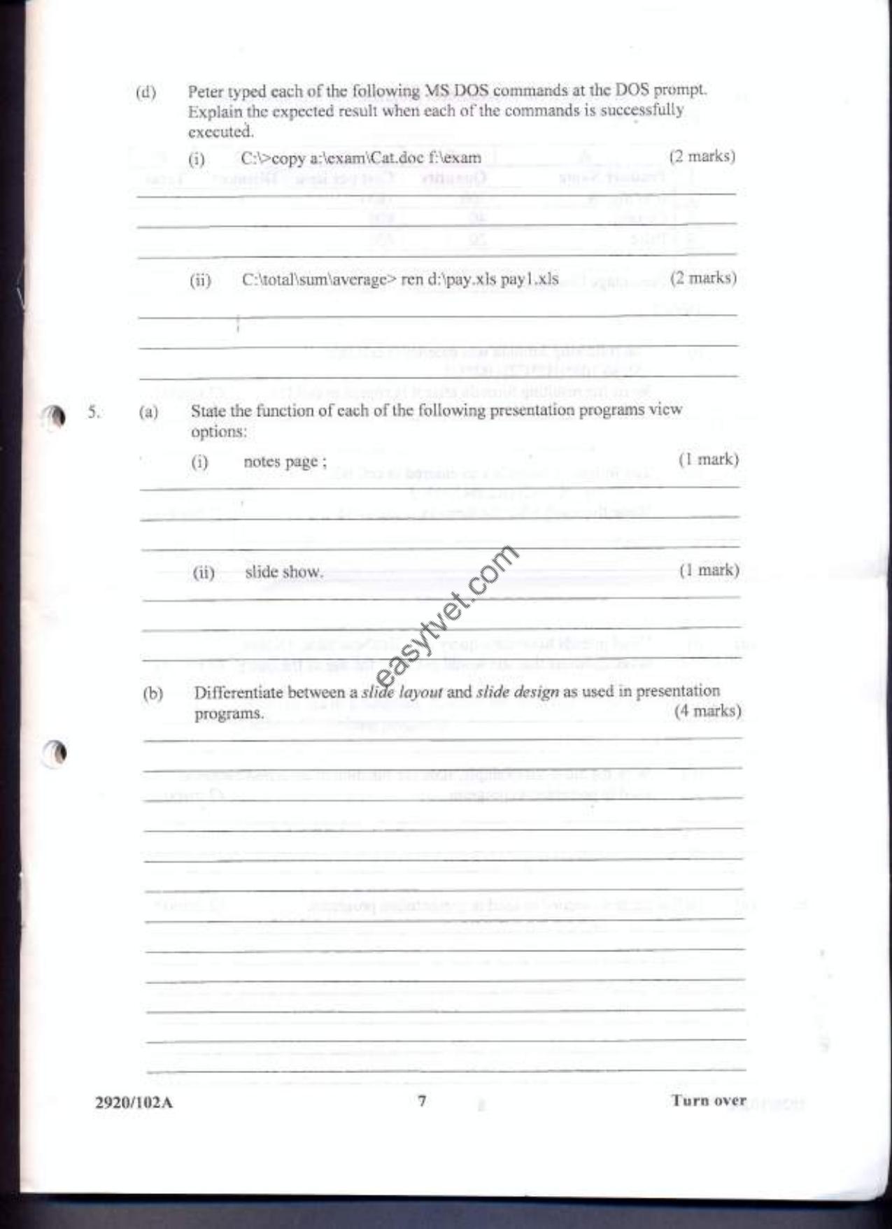 Computer Applications I (theory (2013) — page 7 of 10