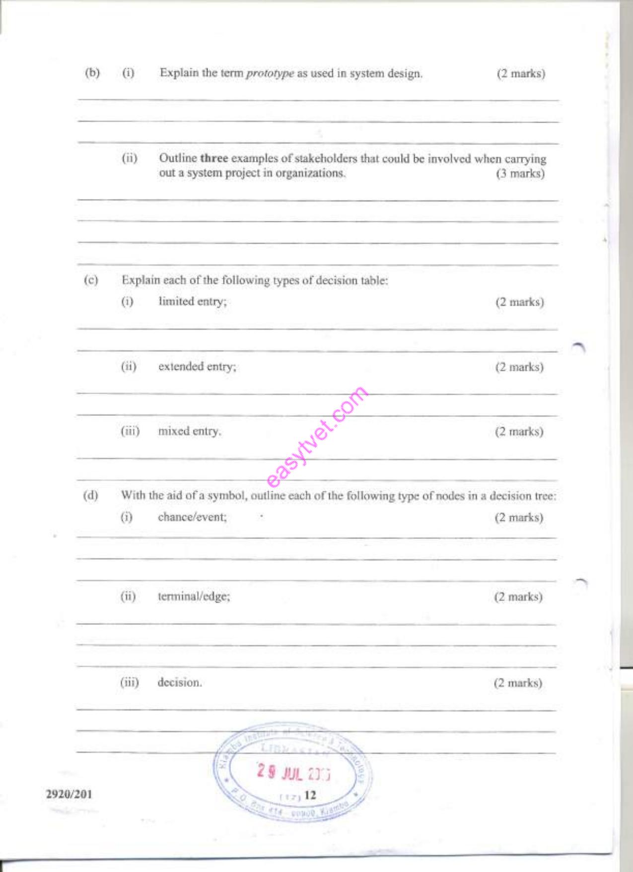Systems Analysis and Design (2015) — page 12 of 12