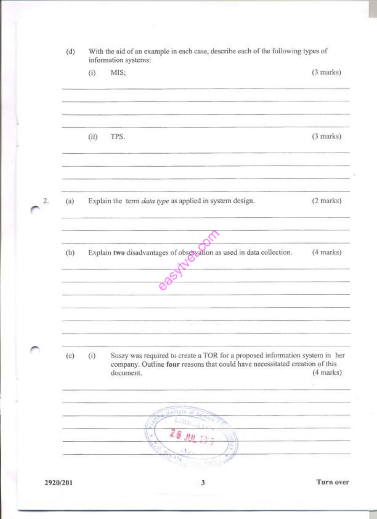 Systems Analysis and Design (2015) — page 3 of 12