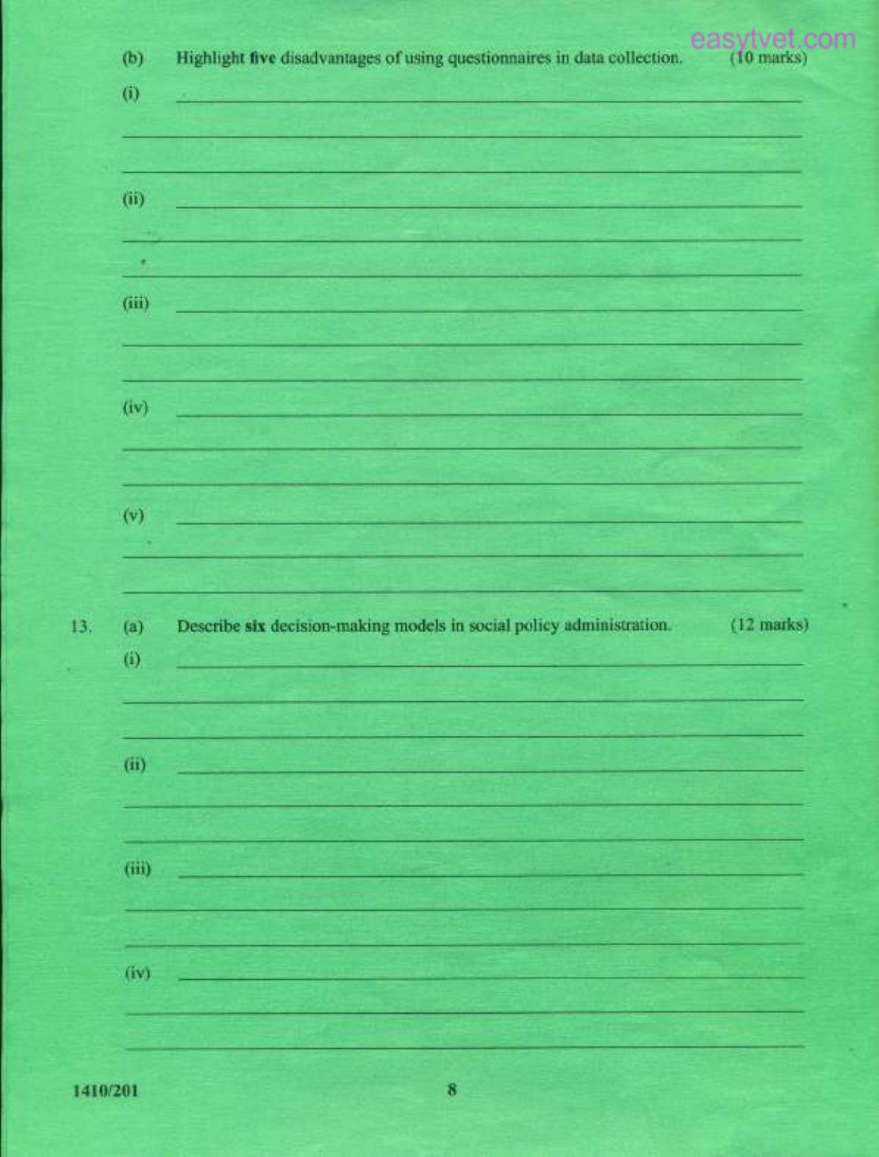 Social Development, Theory, Methods and Policy Administration (2015) — page 8 of 9