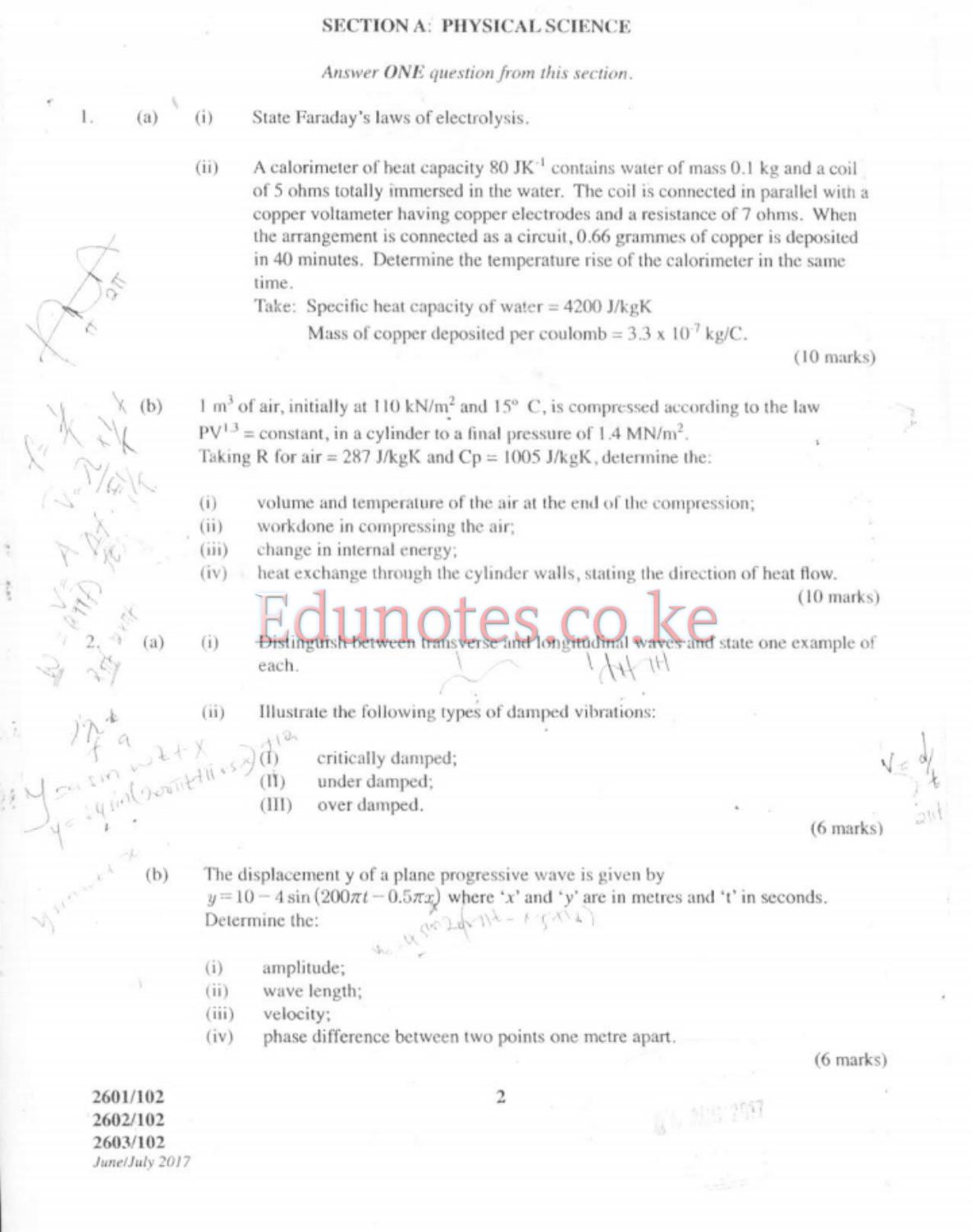 Physical Science, Mechanical Science and (2017) — page 2 of 5