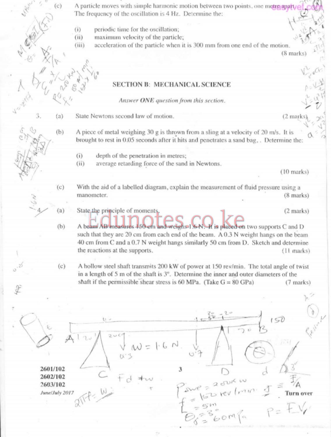 Physical Science, Mechanical Science and (2017) — page 3 of 5