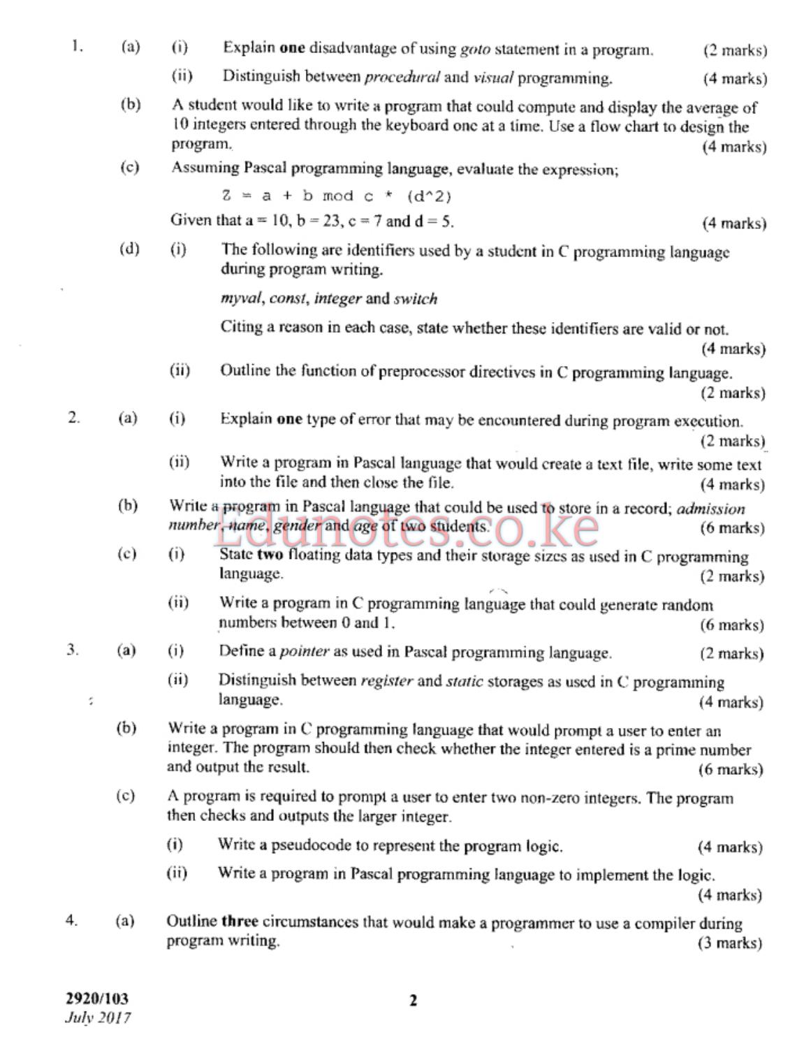 Structured Programming (2017) — page 2 of 4