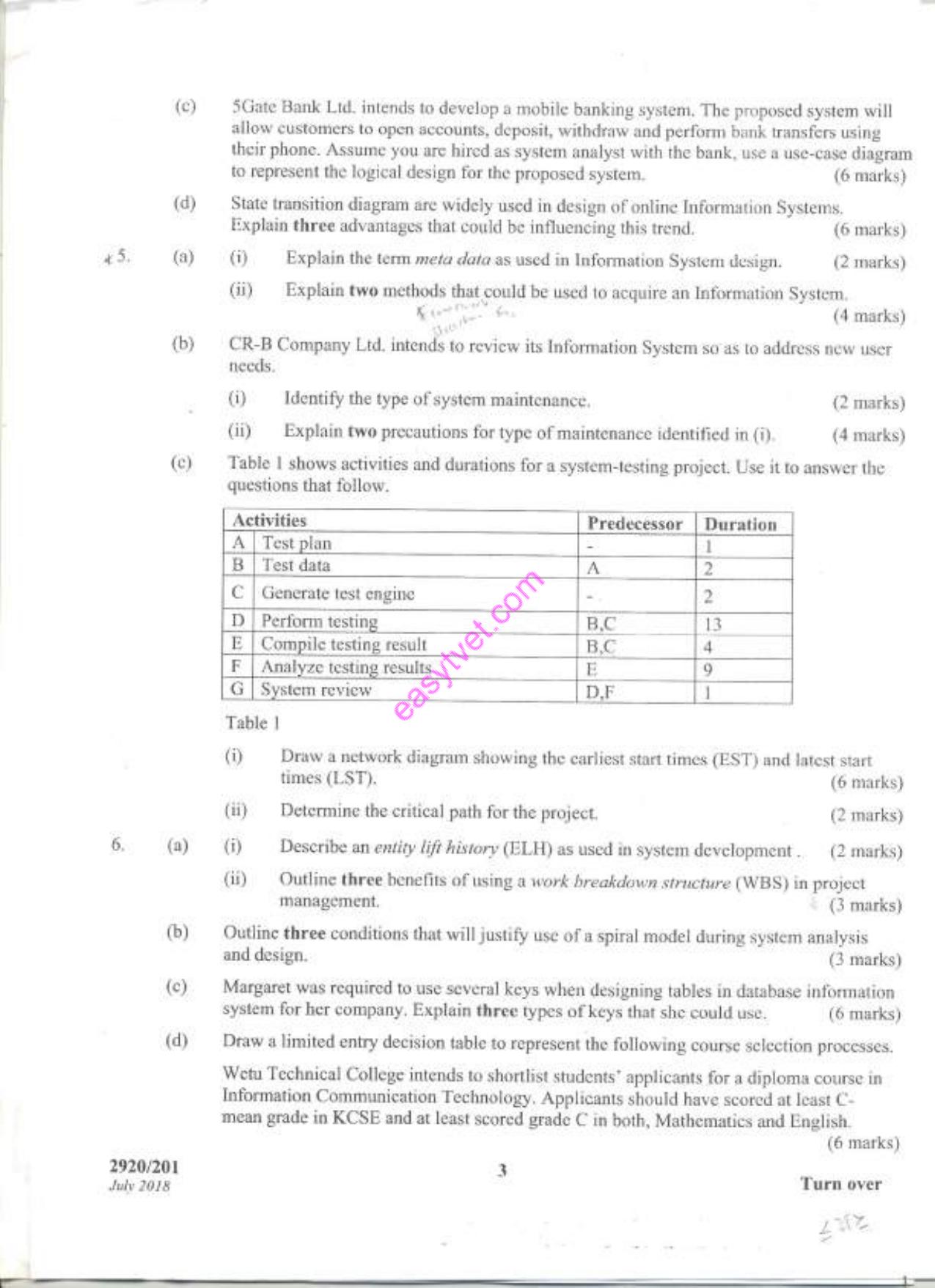 Systems Analysis and Design (2018) — page 3 of 4