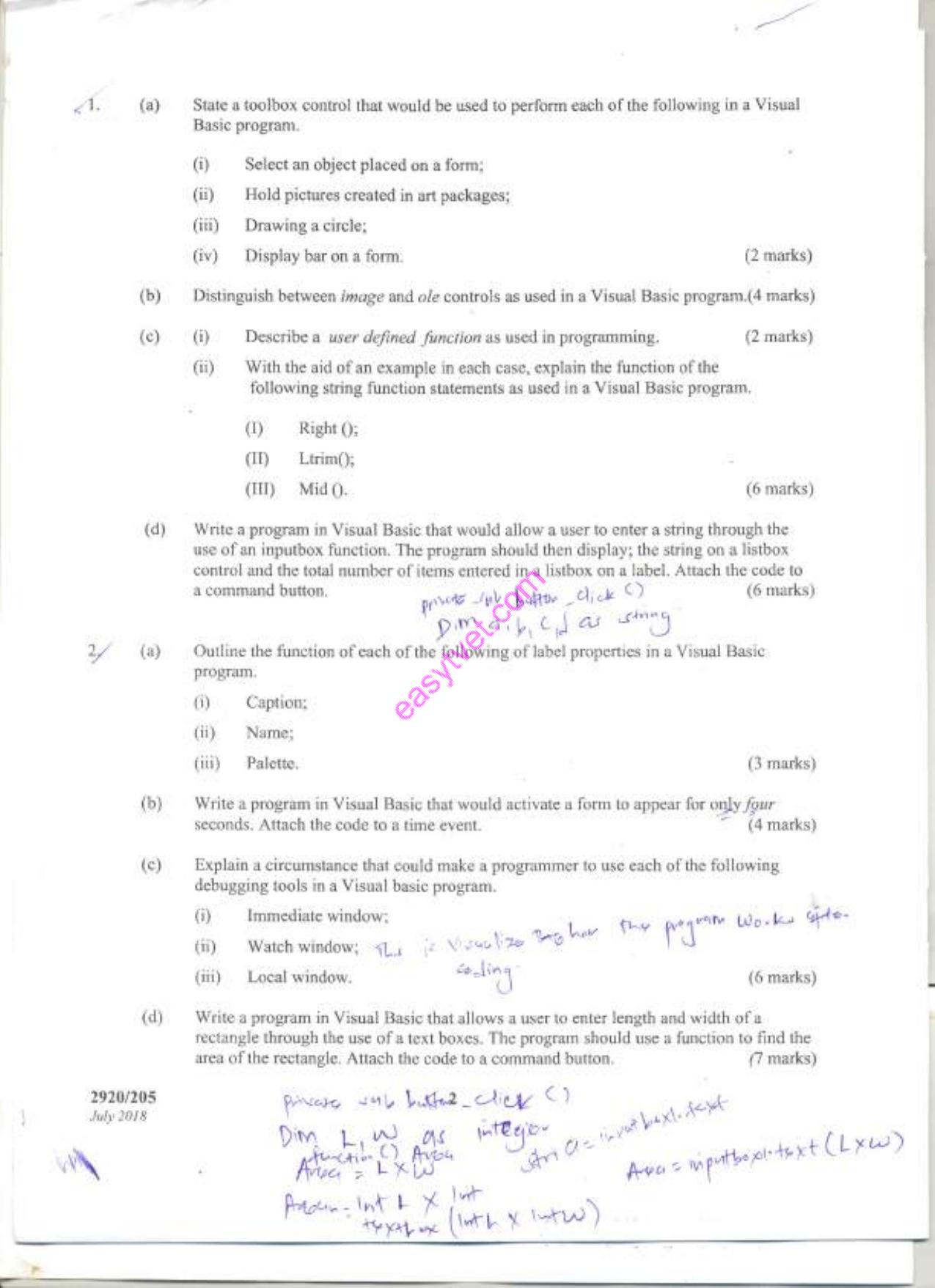 Visual Programming (2018) — page 2 of 5