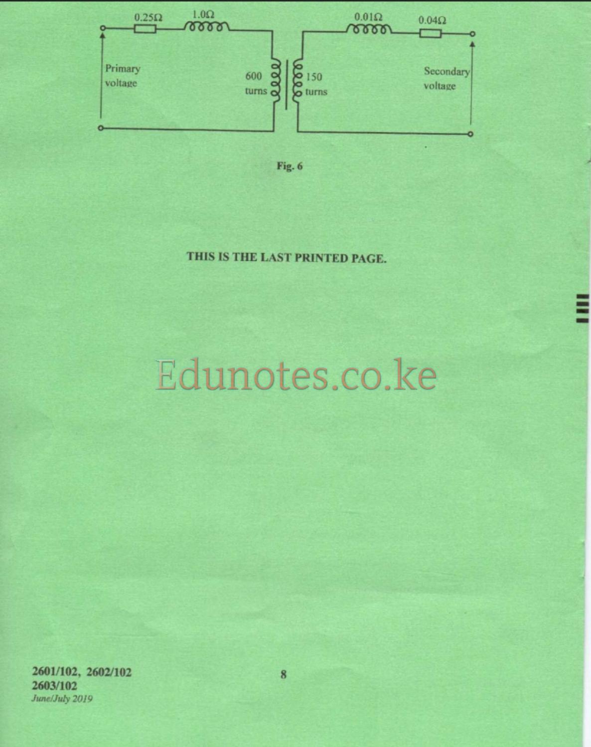 And Electrical Engineering Principles (2019) — page 8 of 8