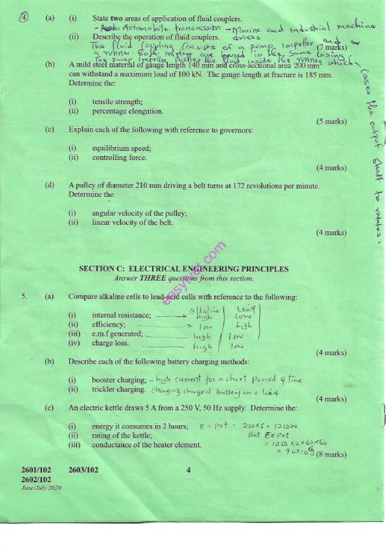 Physical Science, Mechanical Science and (2020) — page 4 of 6