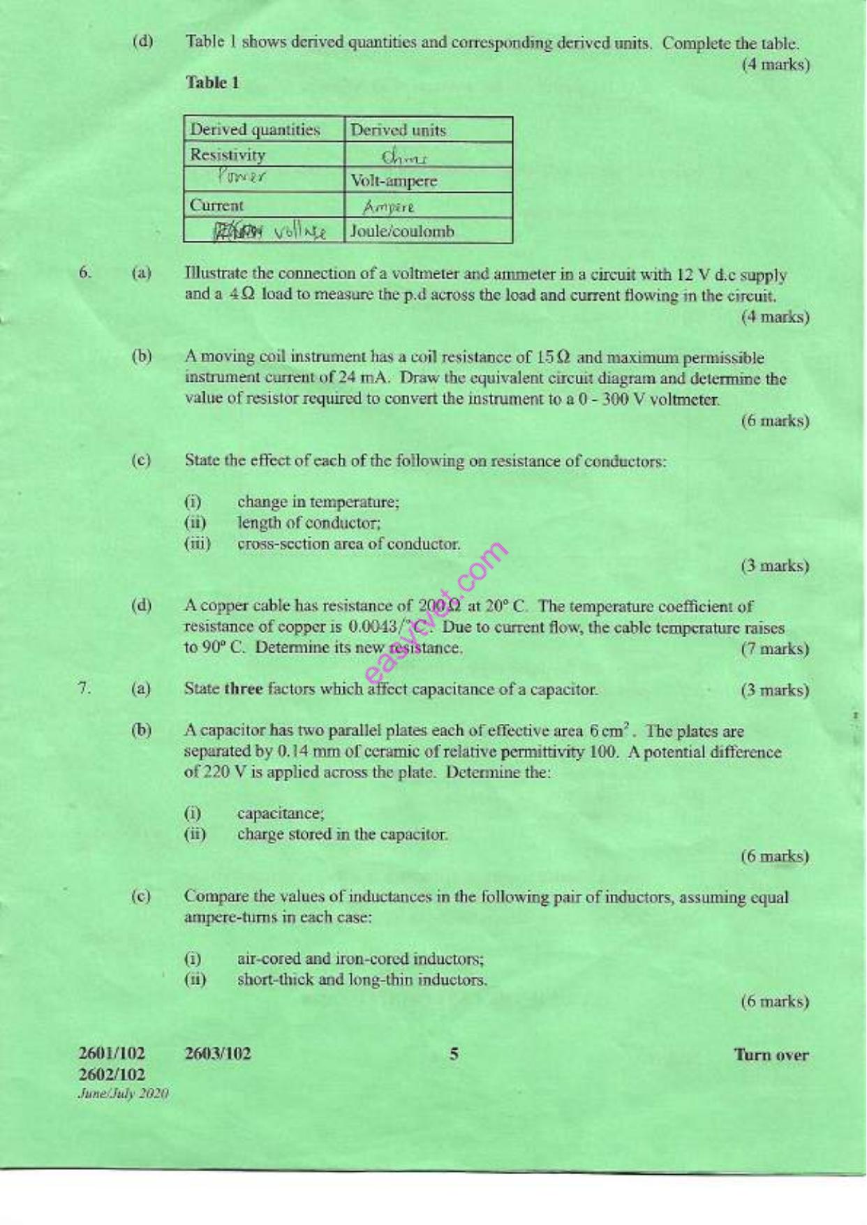 Physical Science, Mechanical Science and (2020) — page 5 of 6