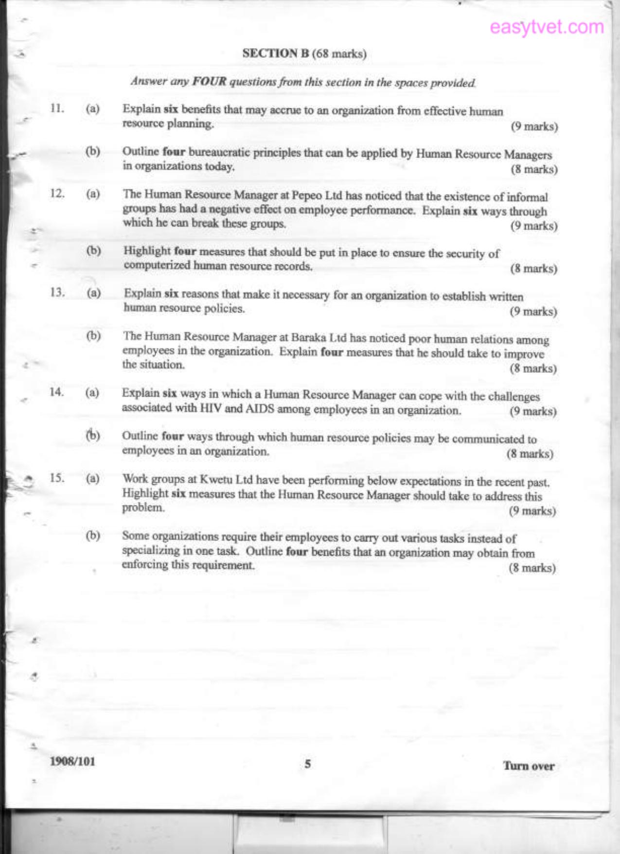 Elements of Human Resource Management (2012) — page 5 of 5