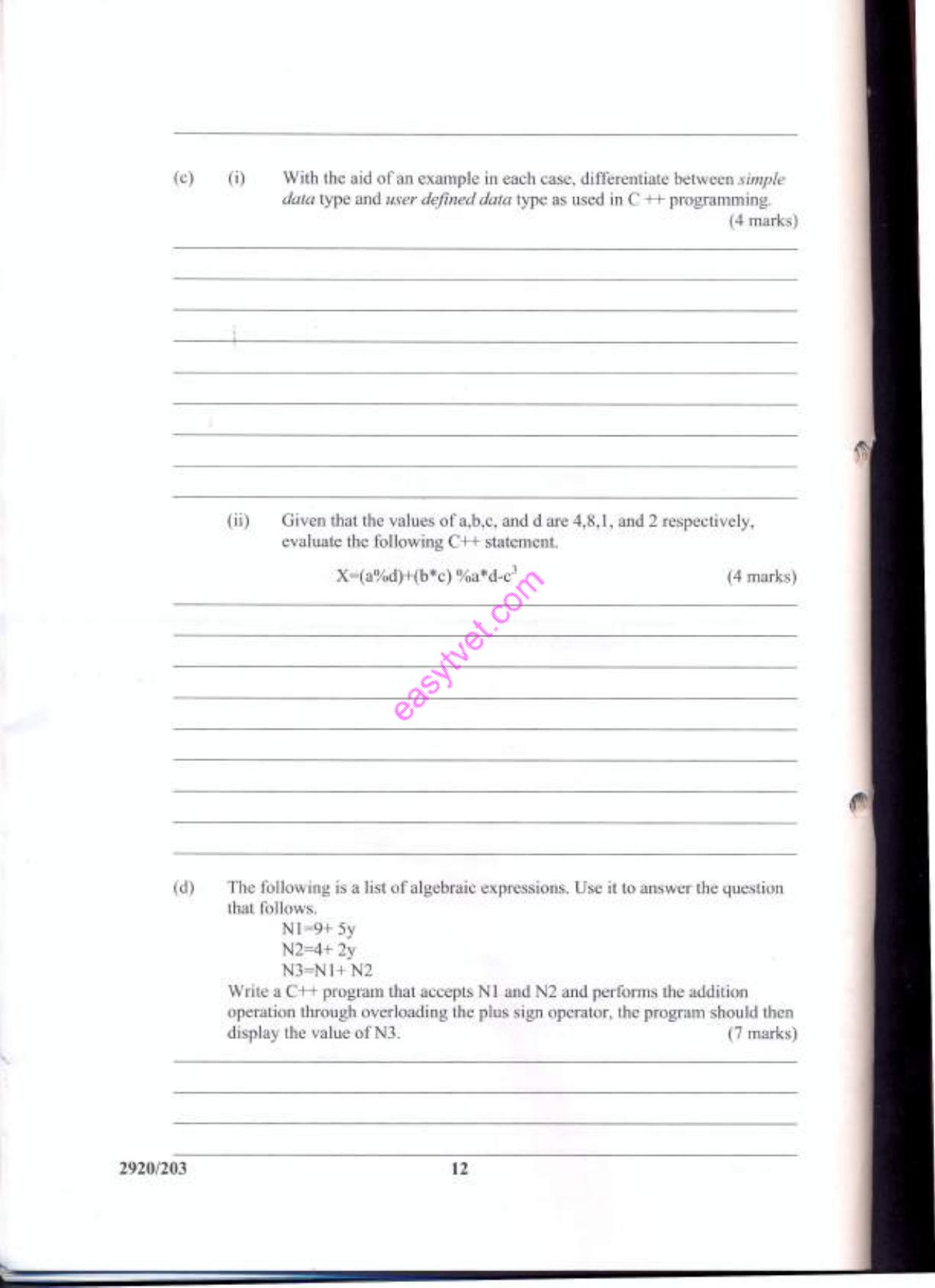 Obrject Oriented Programming (2013) — page 12 of 22