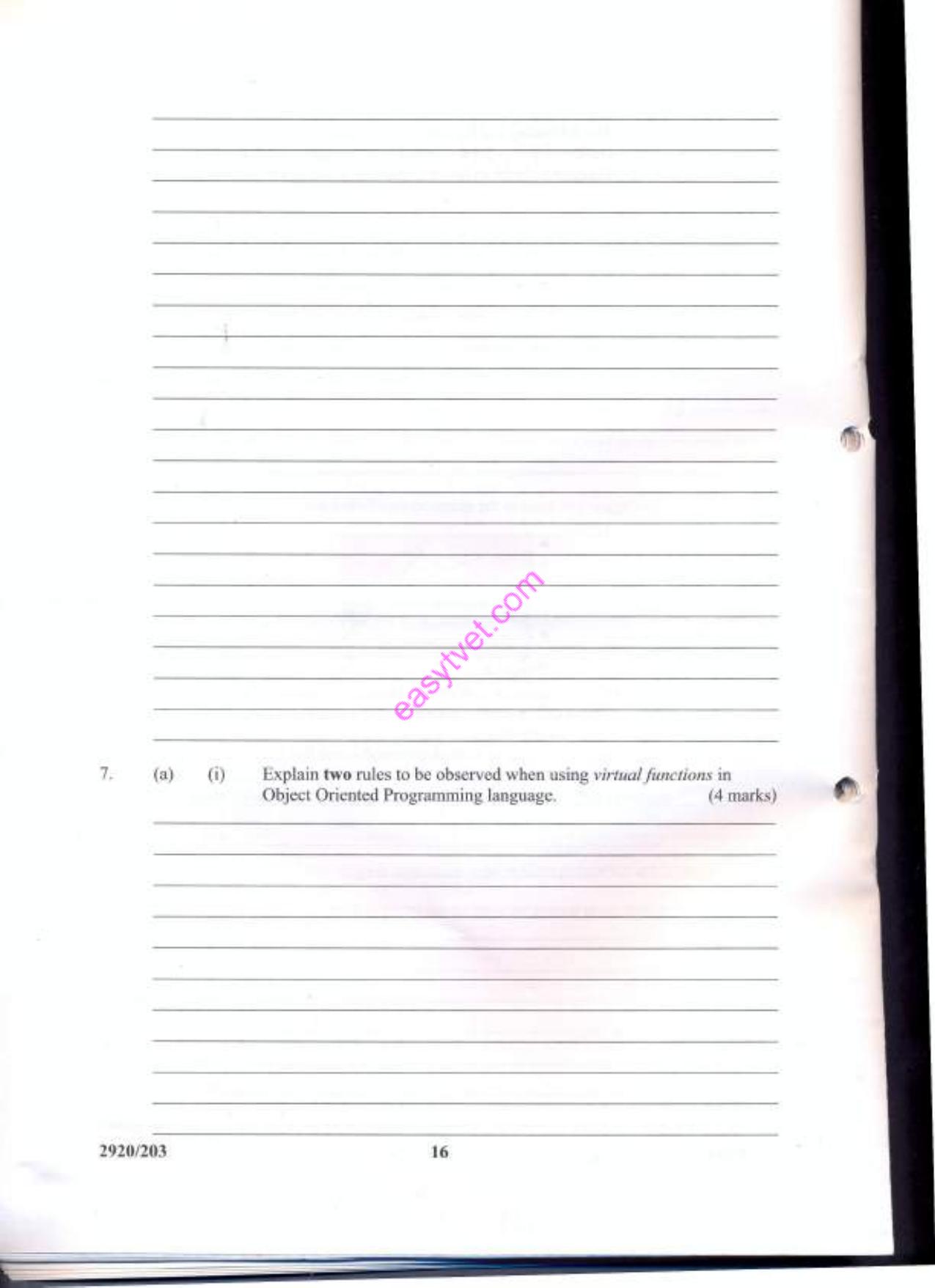Obrject Oriented Programming (2013) — page 16 of 22