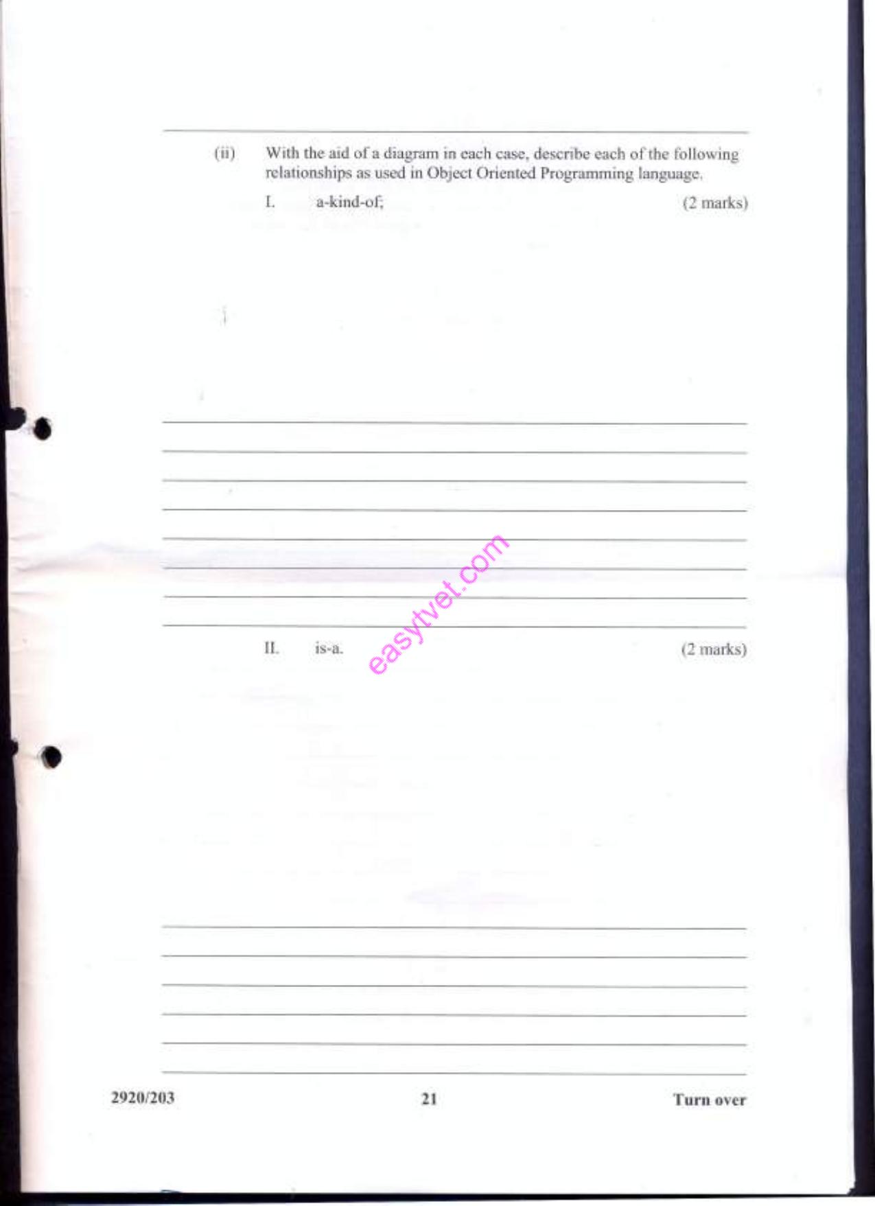 Obrject Oriented Programming (2013) — page 21 of 22