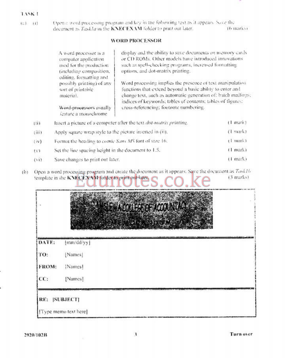 Word Processor — page 1 of 8