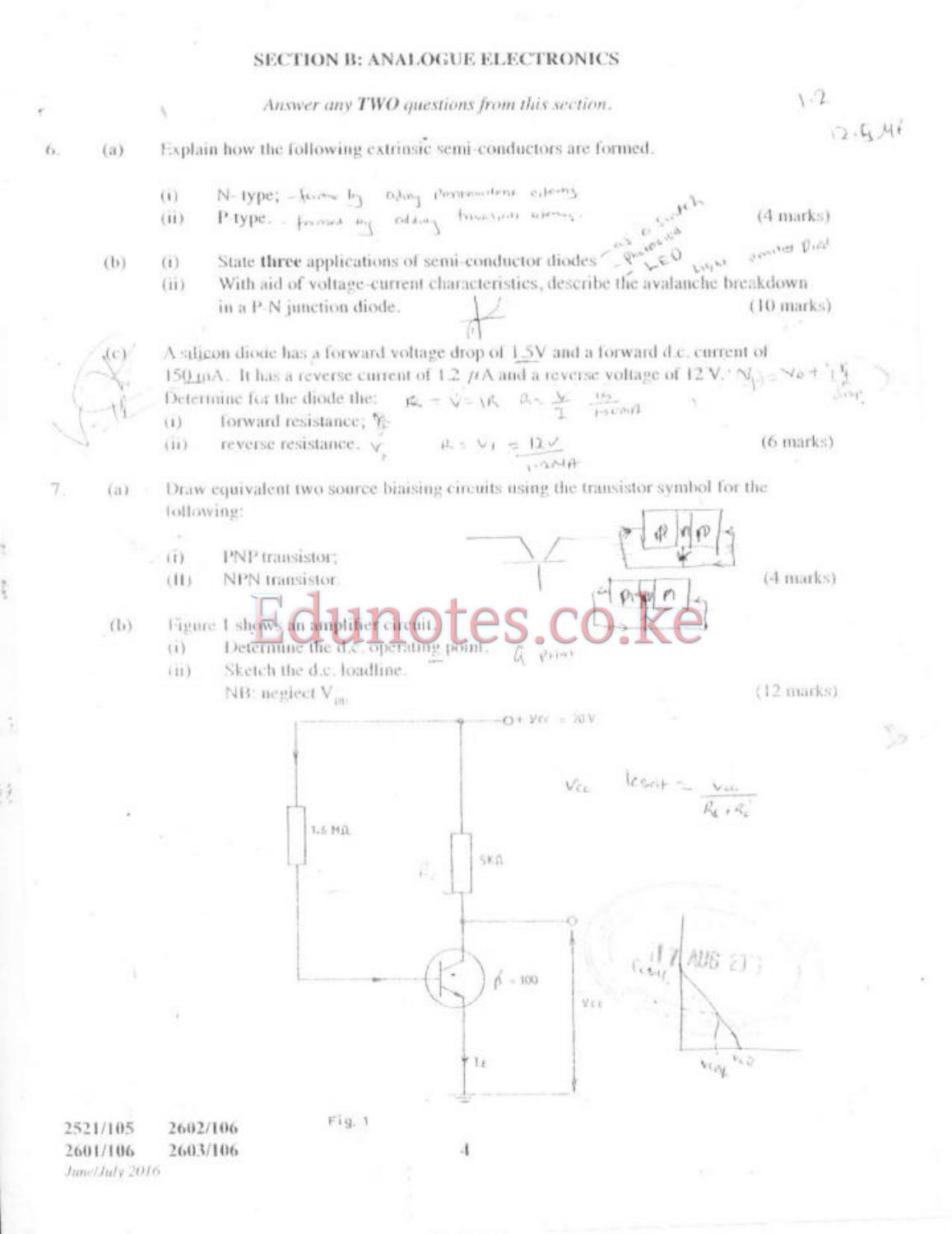 Electricat Measurement and Analogue Etlefctronics (2016) — page 4 of 5
