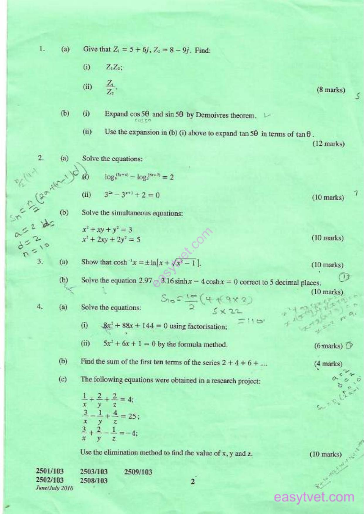 Diploma in Construction Plant Engineering (2016) — page 2 of 3