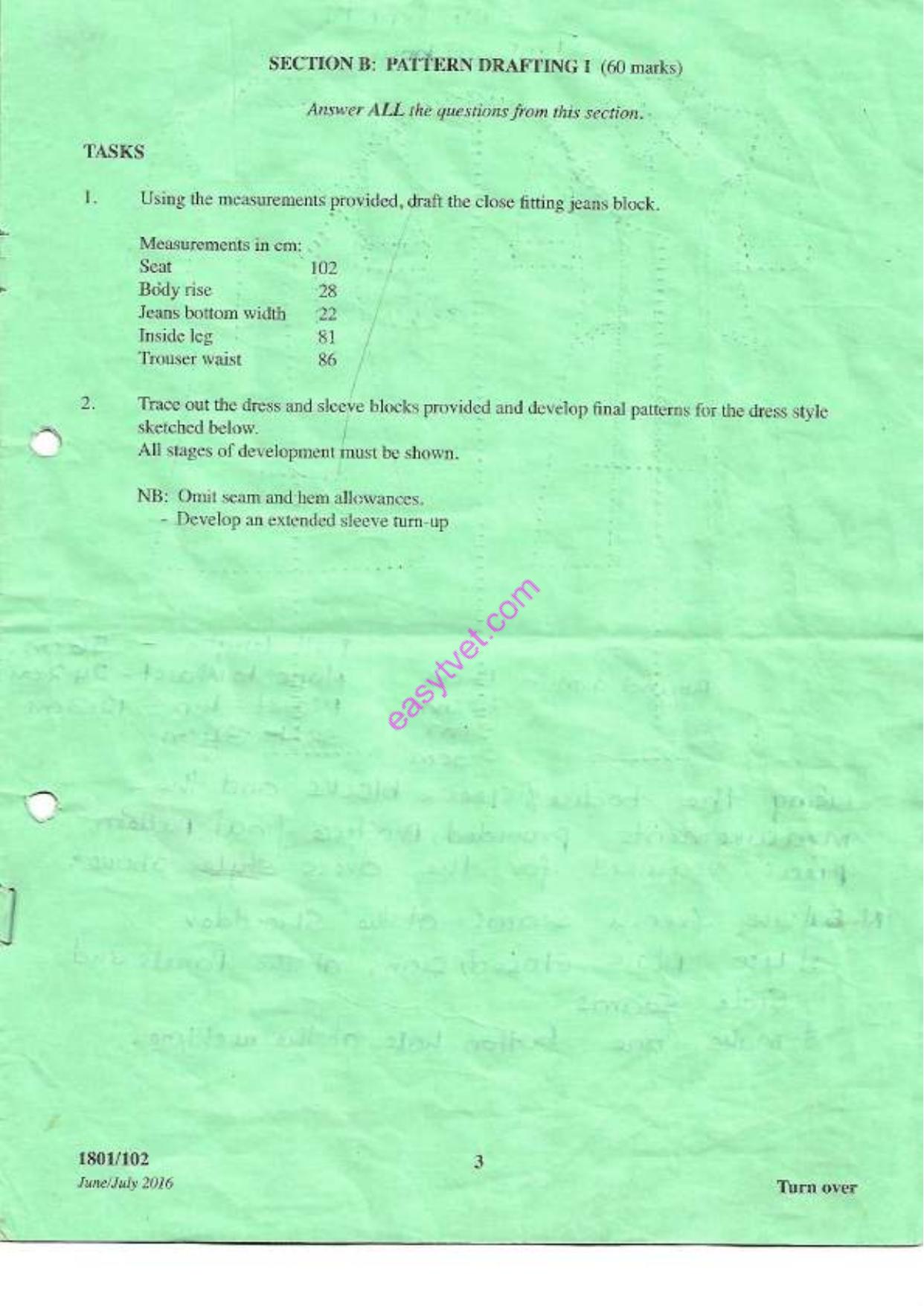 Technical, Industrial, Vocational and Entrepreneurship (2016) — page 3 of 6