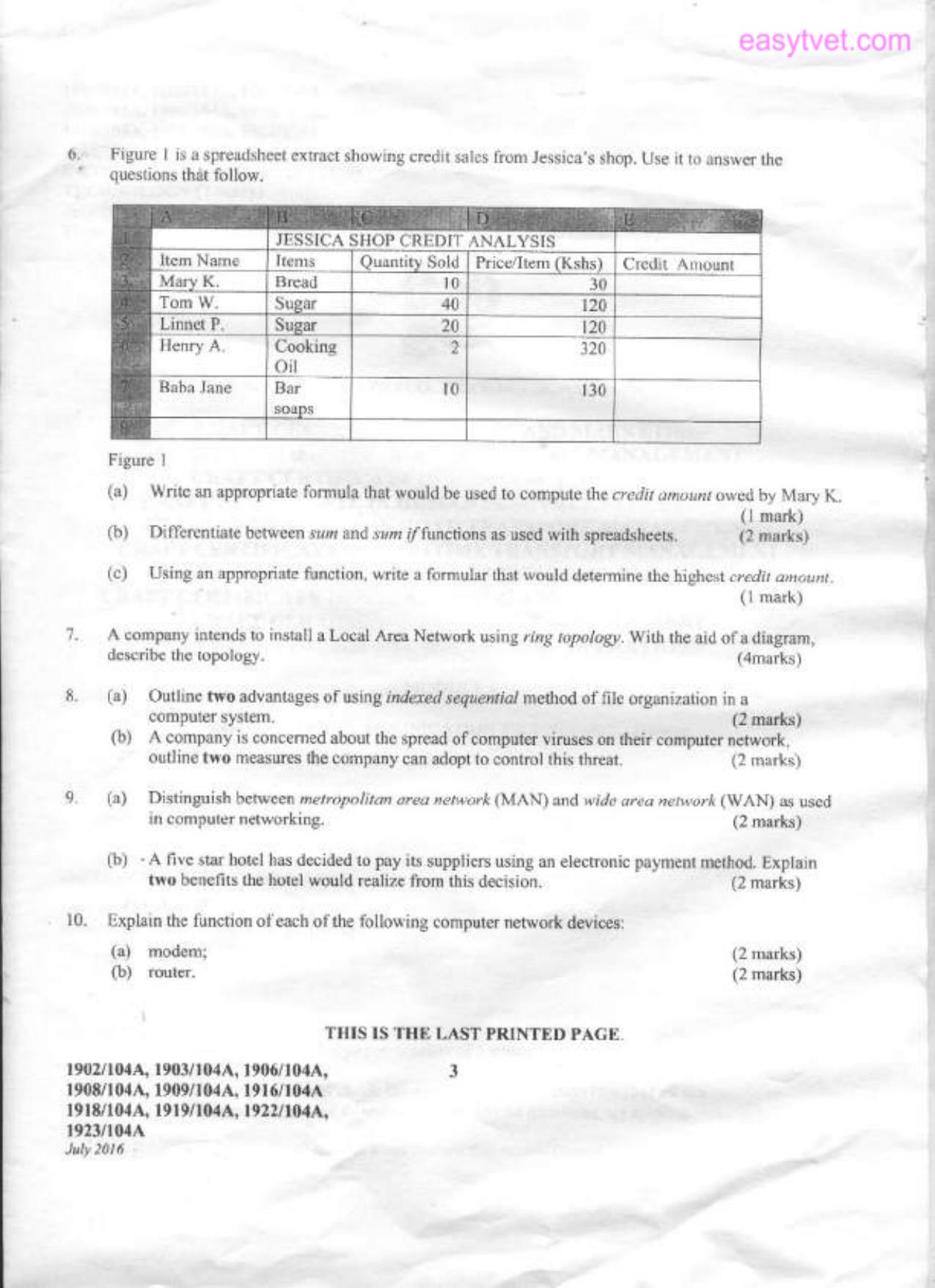 Craft Certificate in Tour Guiding and Travel Operations (2016) — page 3 of 3