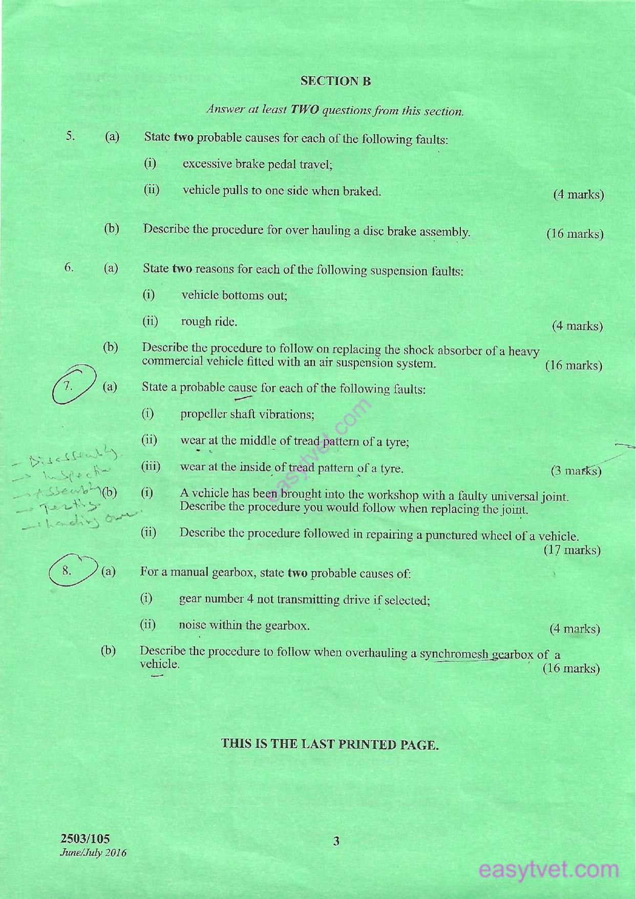 Vehicle Technology and Practice (2016) — page 3 of 3