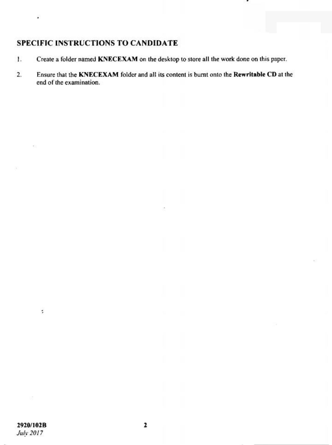 Computer Applications 1 (practical (2017) — page 2 of 12