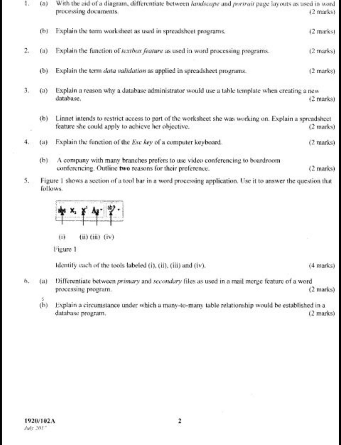 Computer Afplications (2017) — page 2 of 4