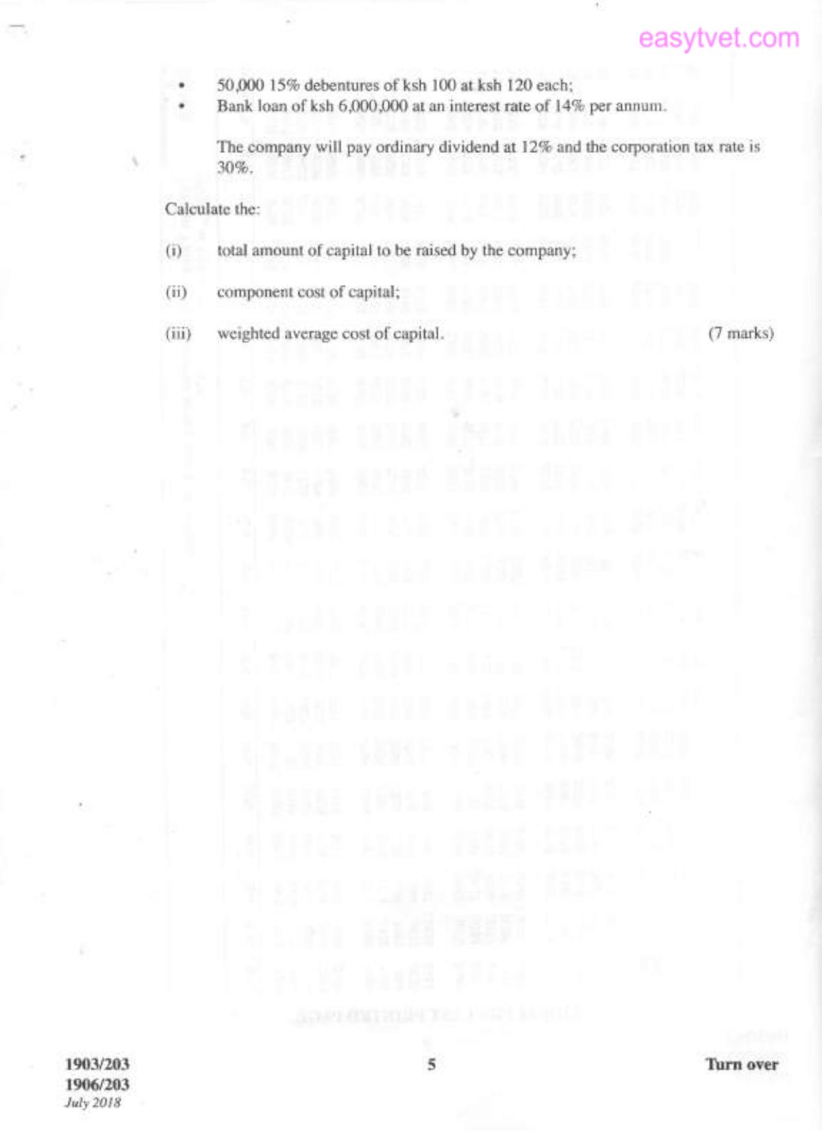 Business Finance (2018) — page 5 of 6
