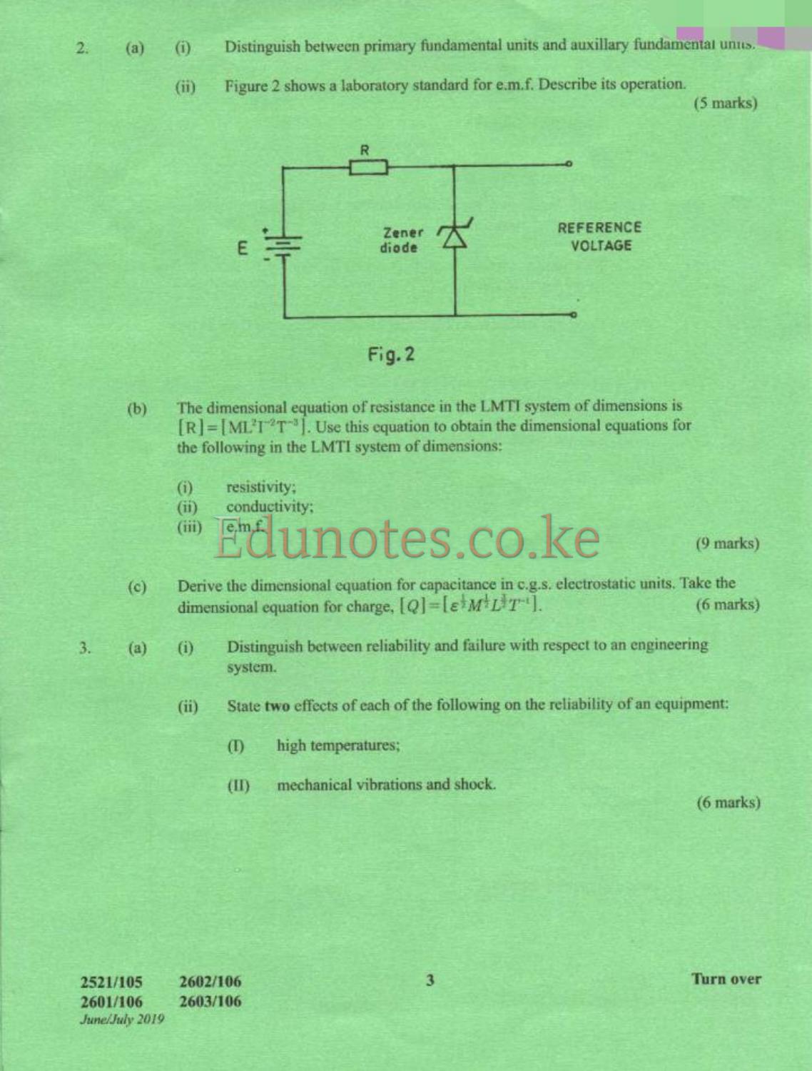 Electrical Measurements and Analogue Electronics 1 (2019) — page 3 of 8