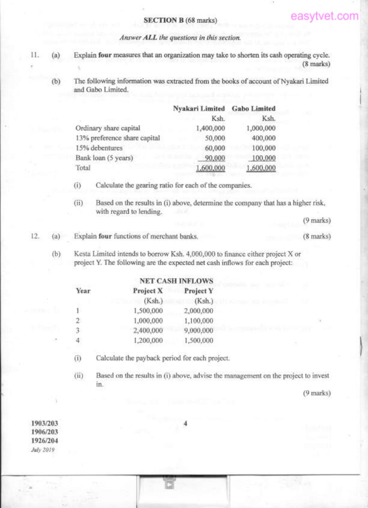 Business Finance (2019) — page 4 of 6