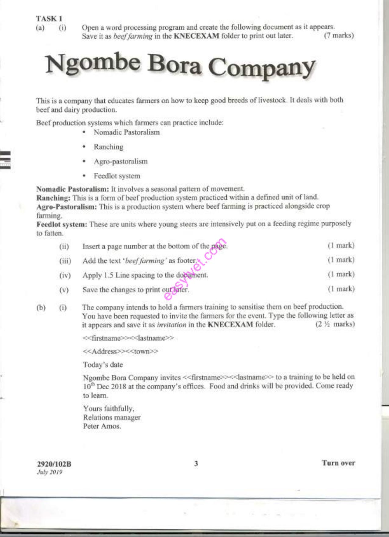 Computer Applications I (practical (2019) — page 3 of 9