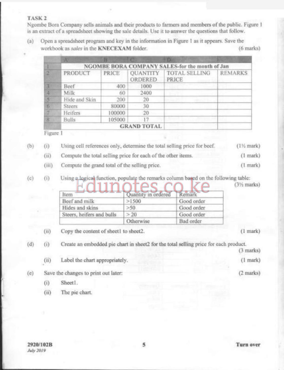Computer Applications (practical (2019) — page 5 of 9