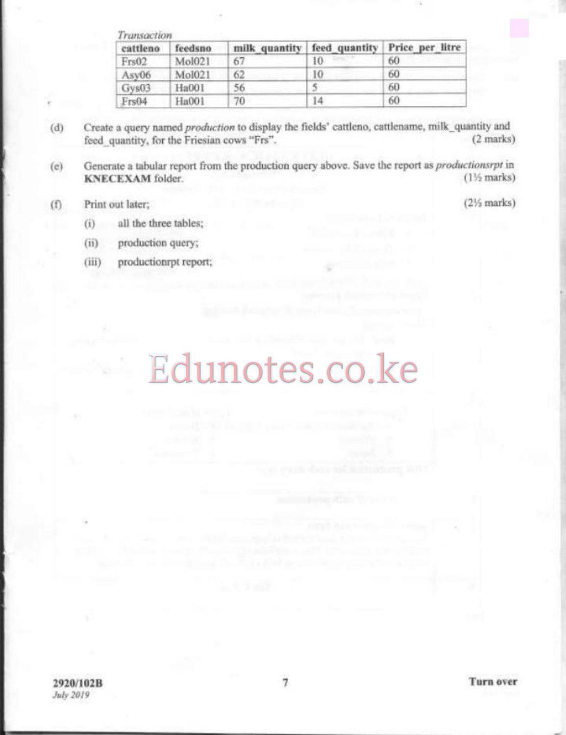 Computer Applications (practical (2019) — page 7 of 9