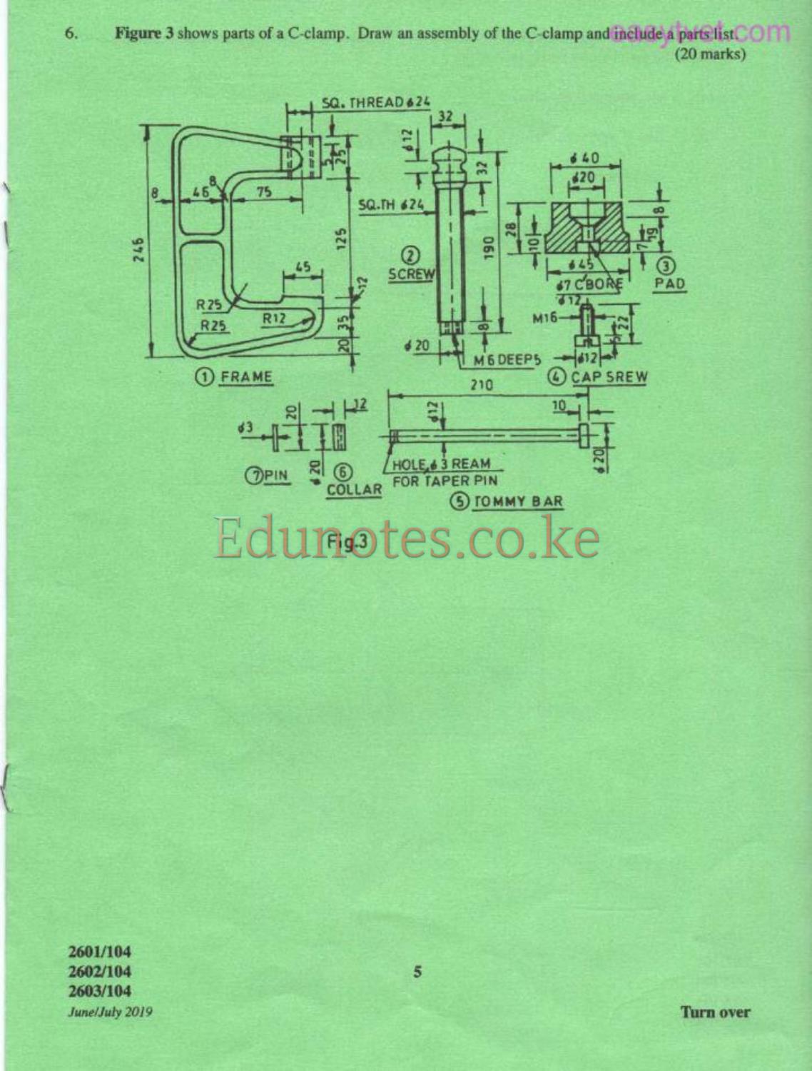 Processes and Workshop Technology (2019) — page 5 of 7