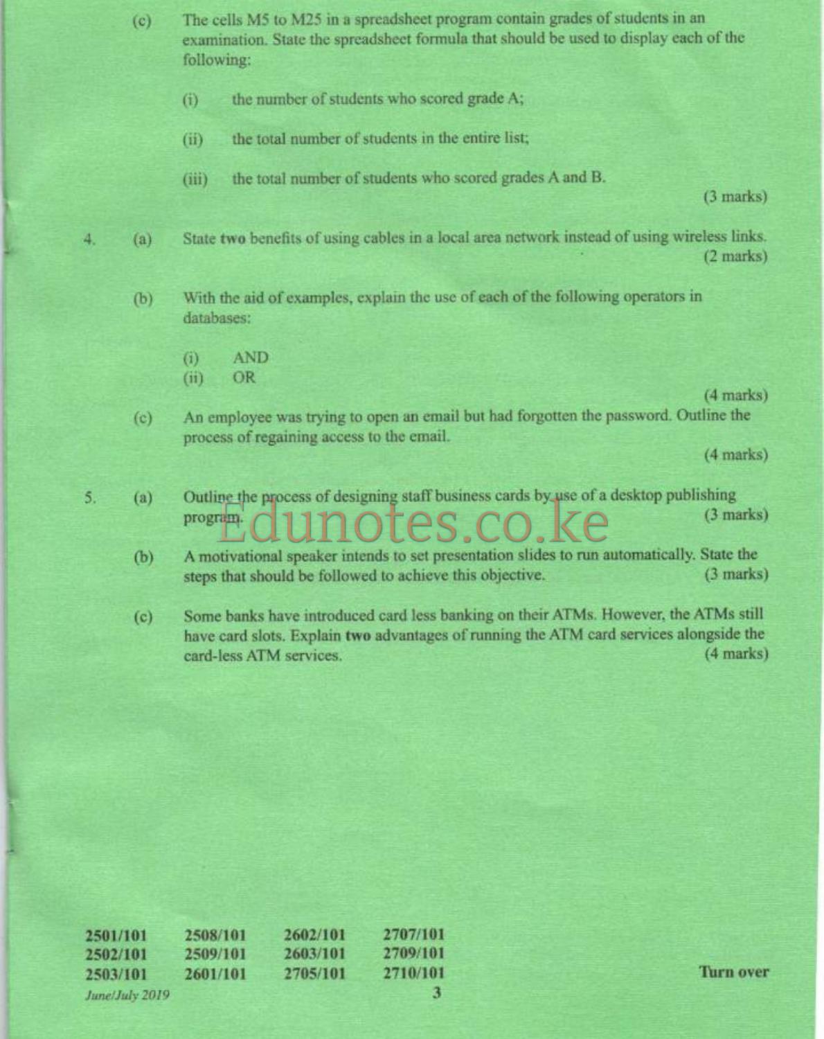 Information Communication Technology (2019) — page 3 of 5