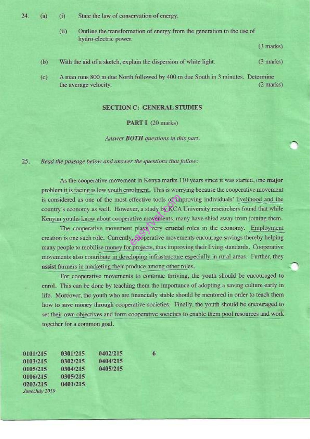 Carpentry and Joinery Q General Agriculture (2019) — page 6 of 8