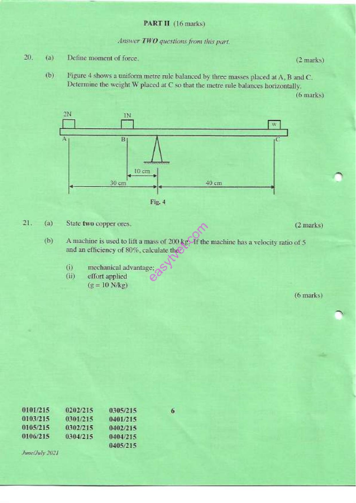 Carpentry and Joinery Generalagriculture (2021) — page 6 of 8