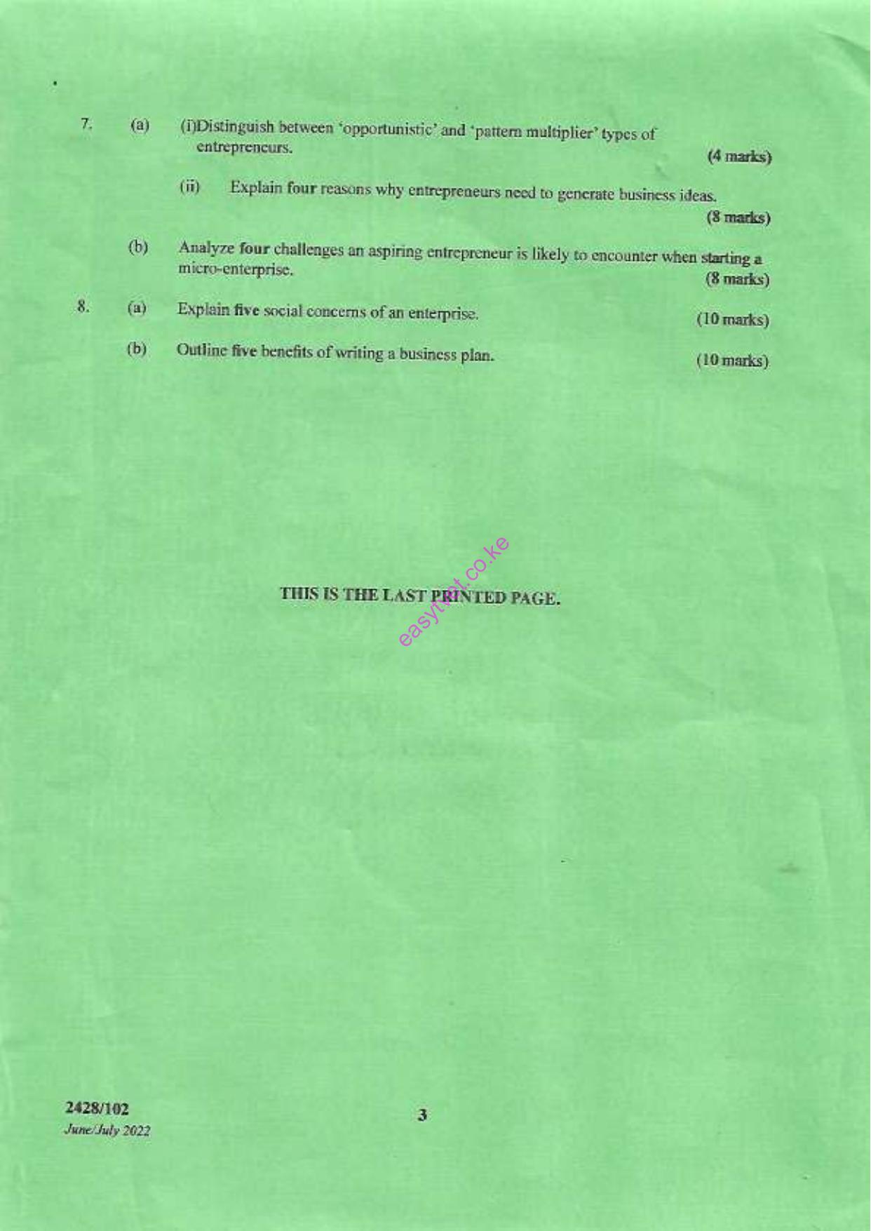 Development Economics and Entrepreneurship Education (2022) — page 3 of 3