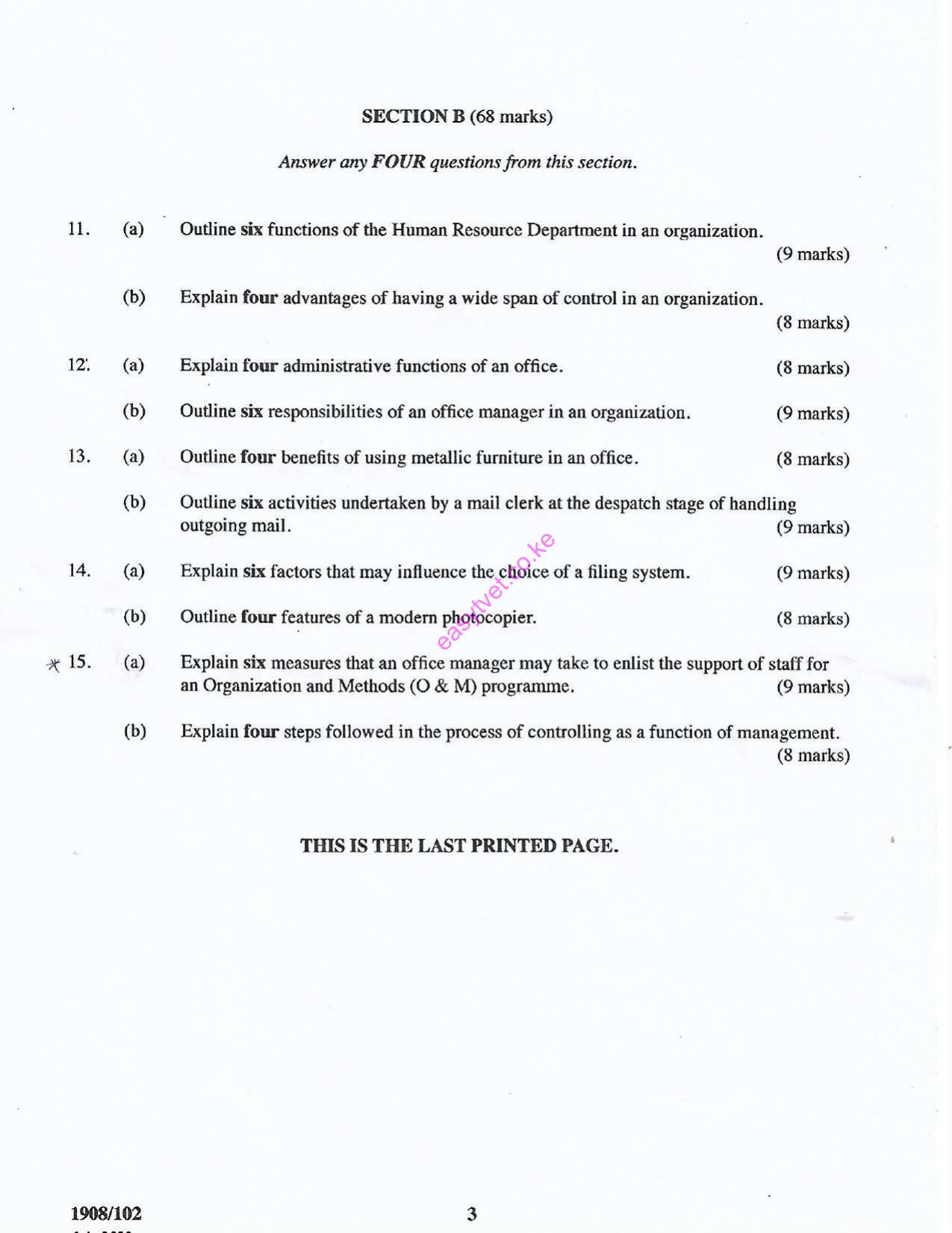 Office Administration and Management (2022) — page 3 of 3