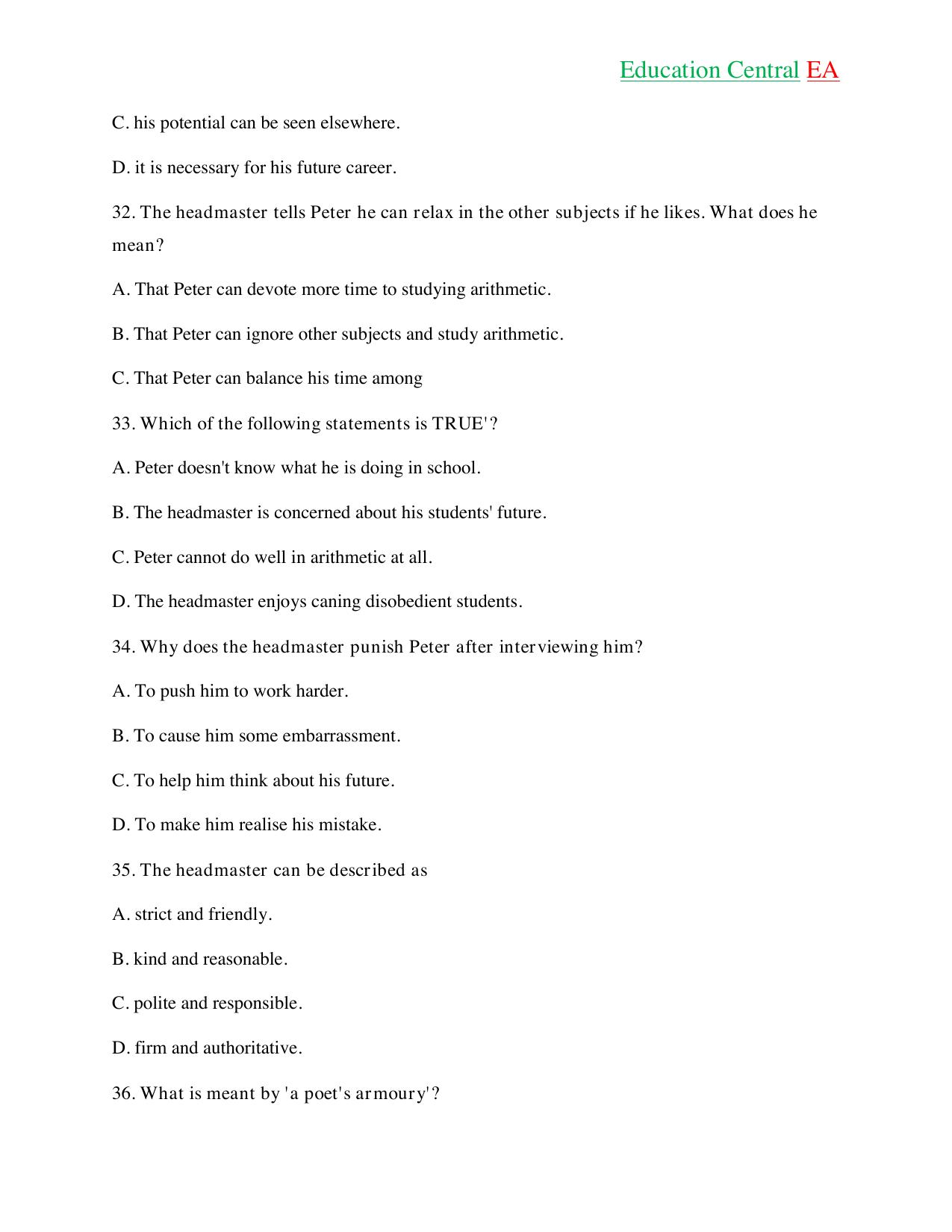 English Language With KCPE (2018) — page 8 of 15