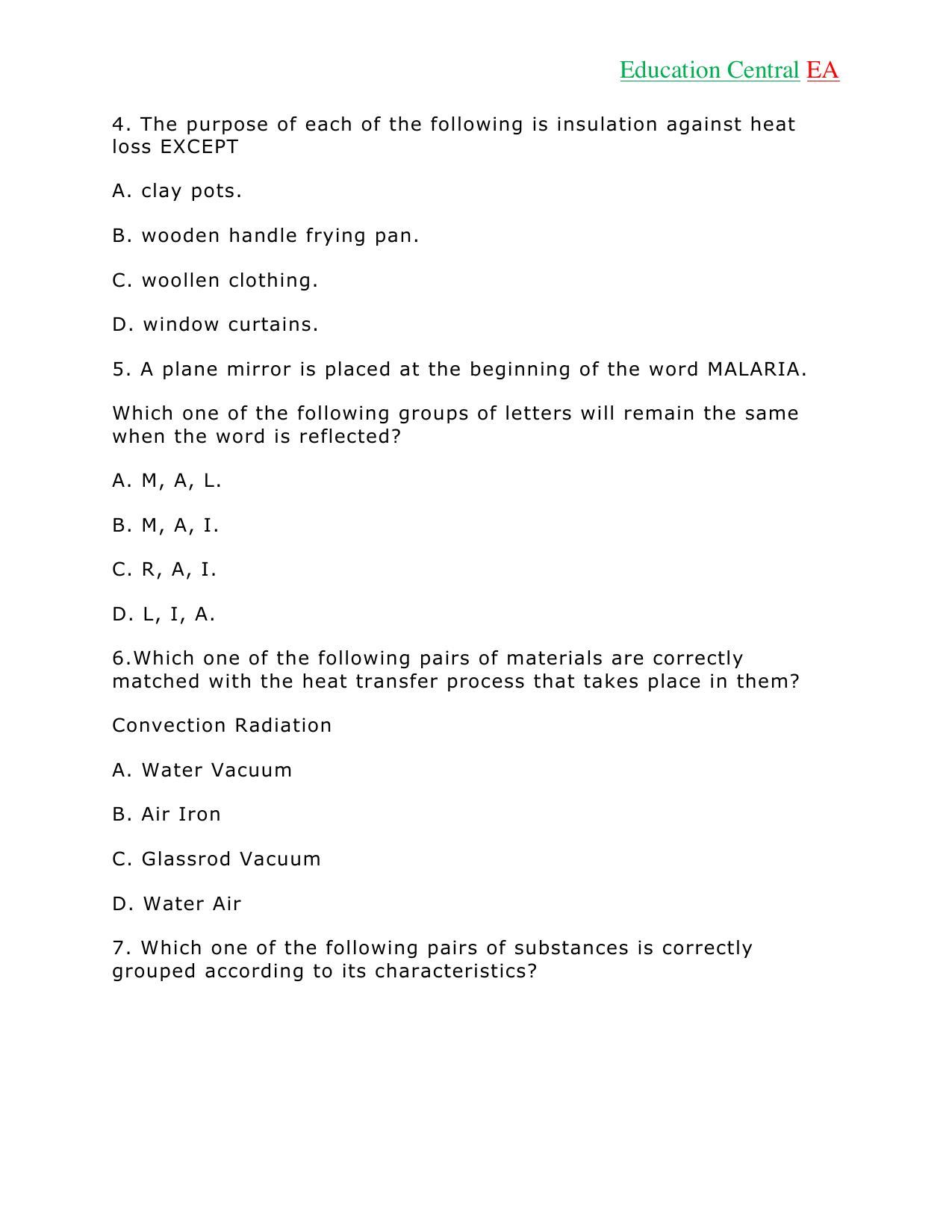 Science KCPE (2018) — page 2 of 15