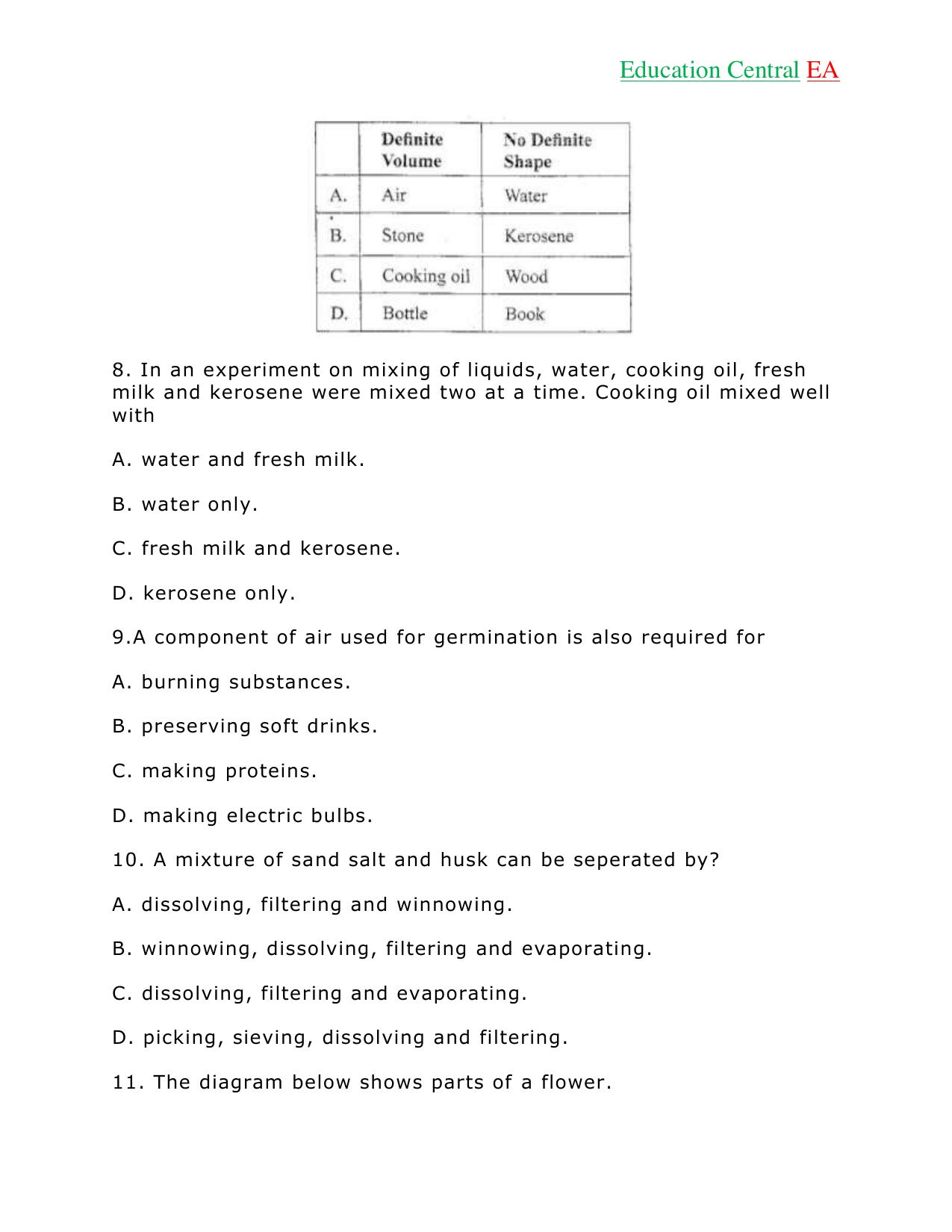 Science KCPE (2018) — page 3 of 15