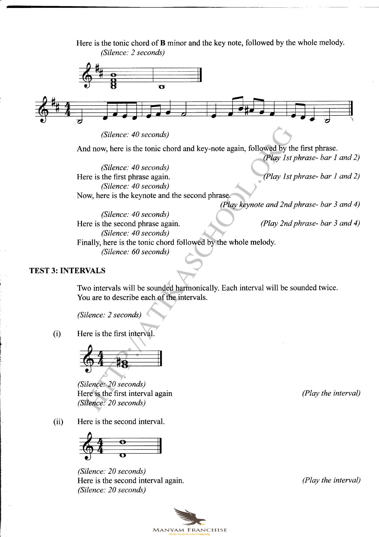 Test One Rhythm On Monotone — page 4 of 7