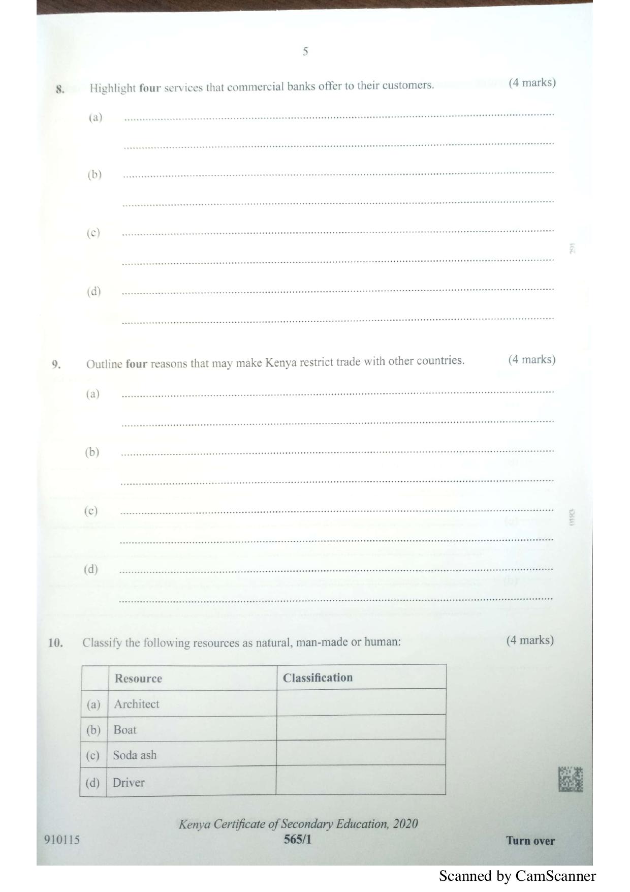 Business Studies (2021) — page 5 of 12