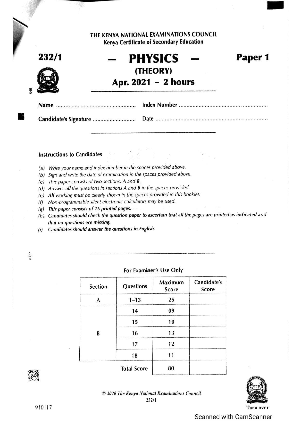 Physics (2021) — page 1 of 16