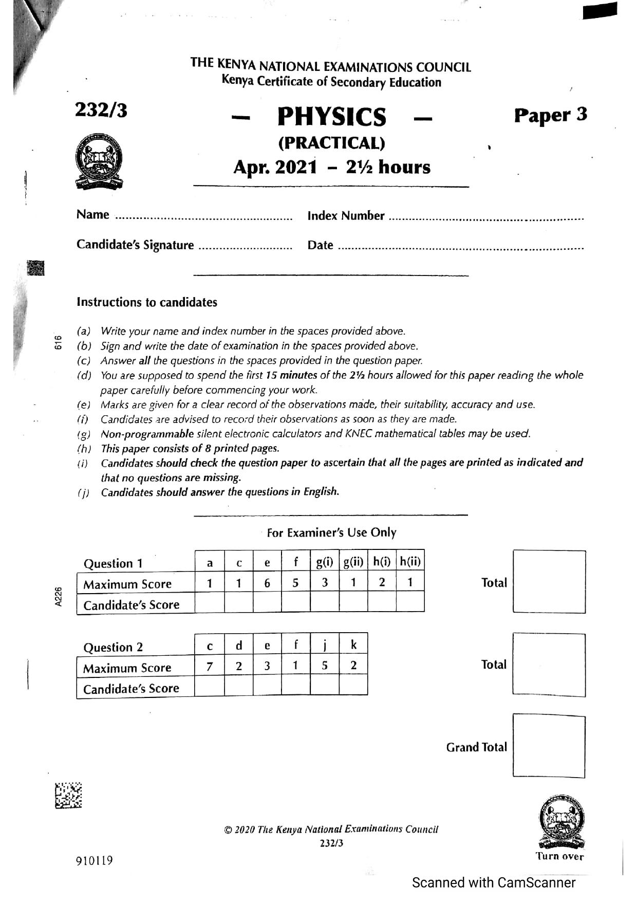 Y - (practical (2021) — page 1 of 8