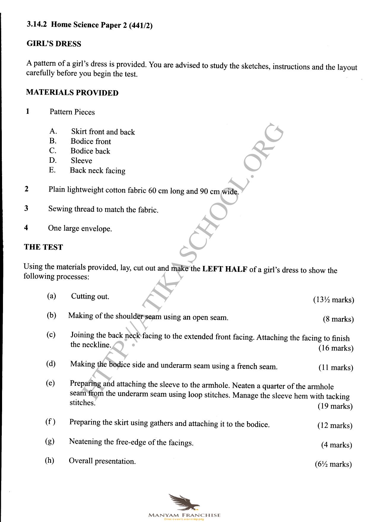 Materials Provided — page 1 of 2