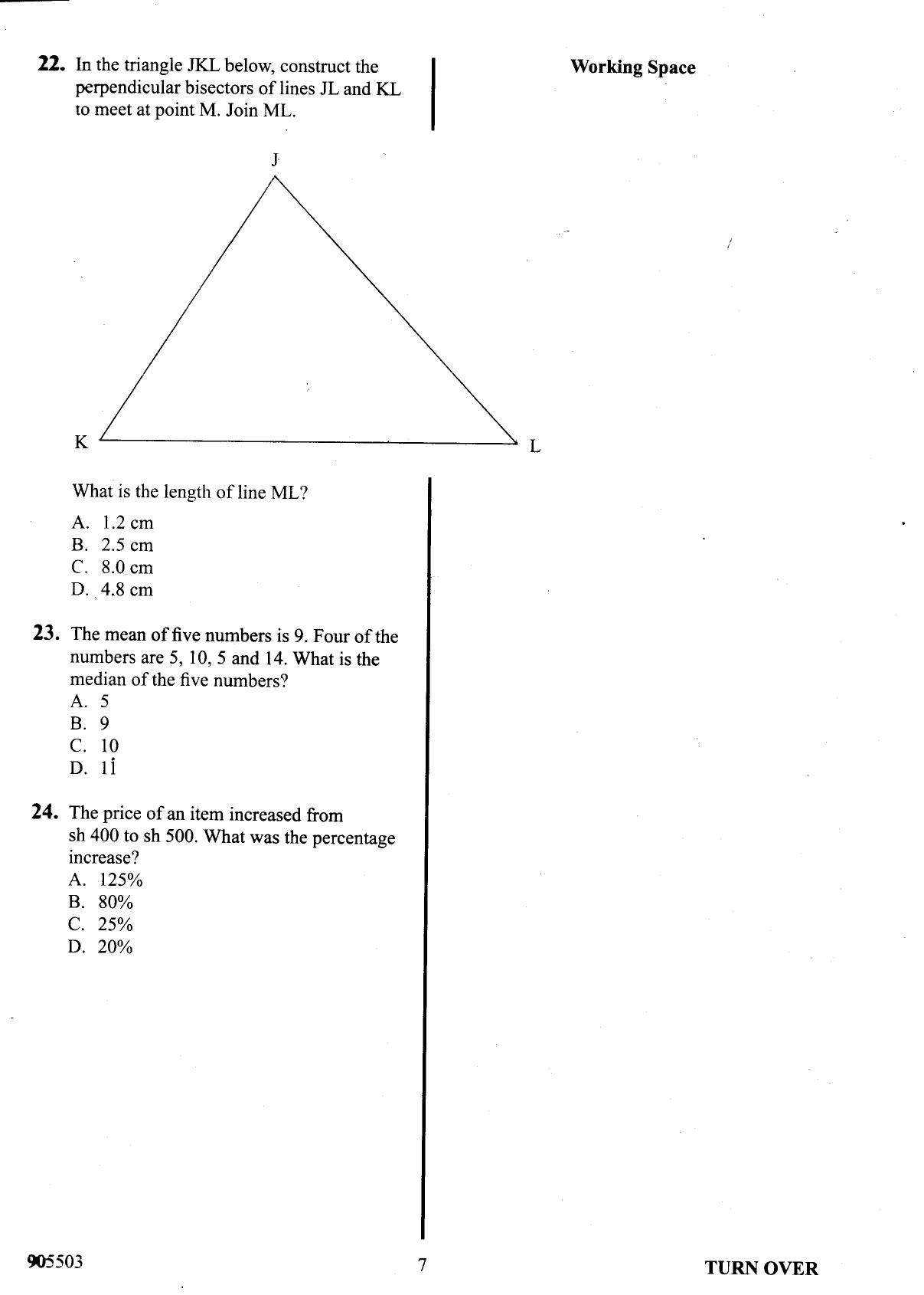 How to Use the Answer Sheet (2015) — page 7 of 16
